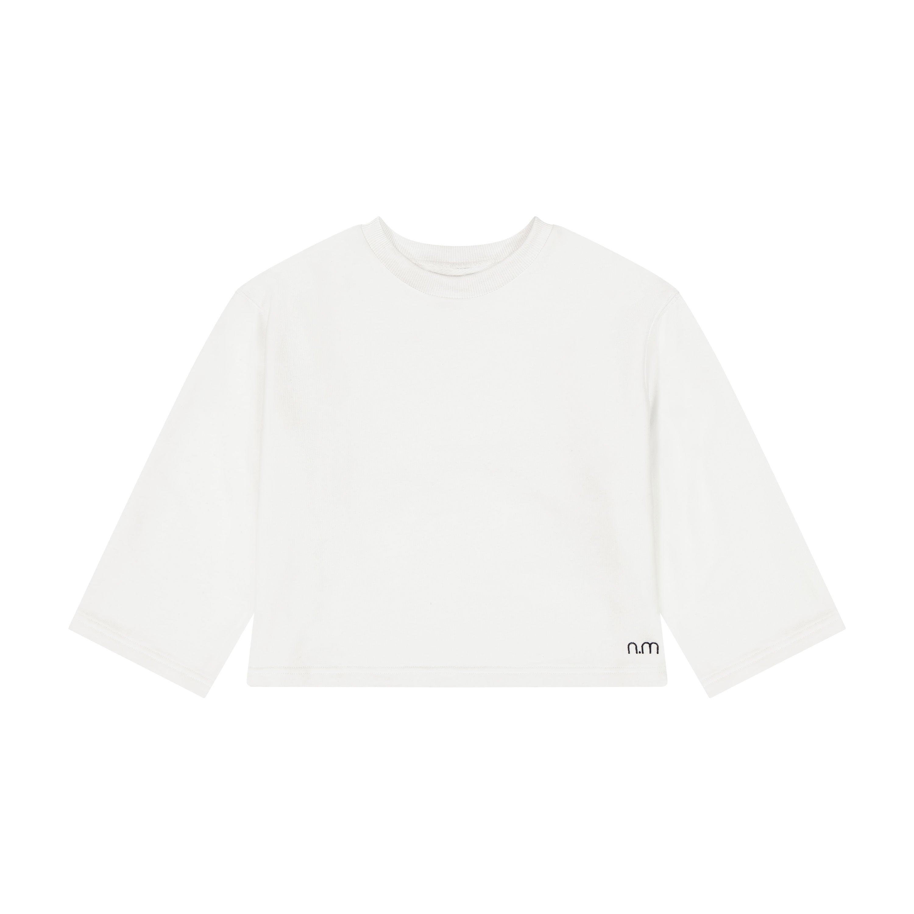 Cropped Sweatshirt - Black