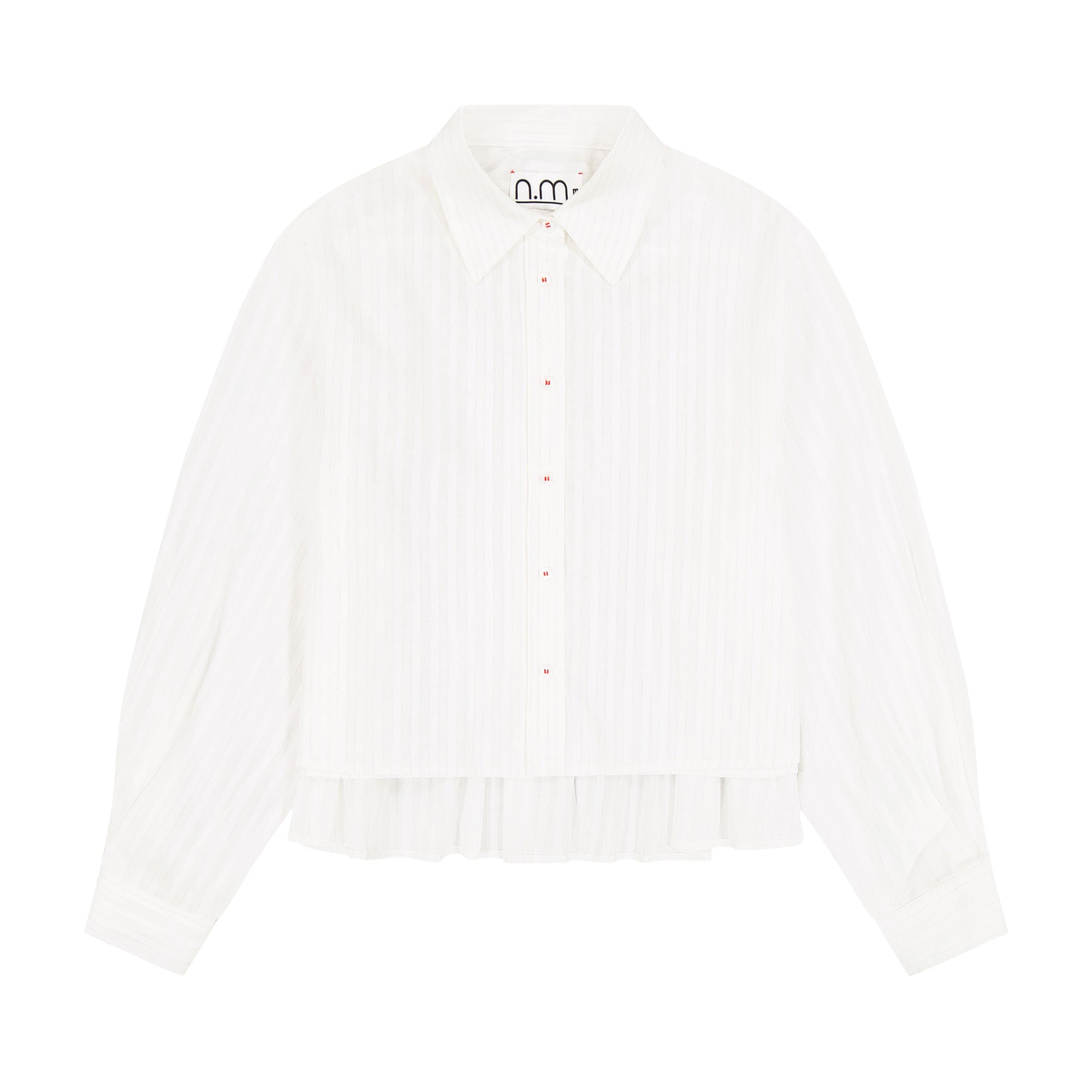 Striped Gathered Shirt