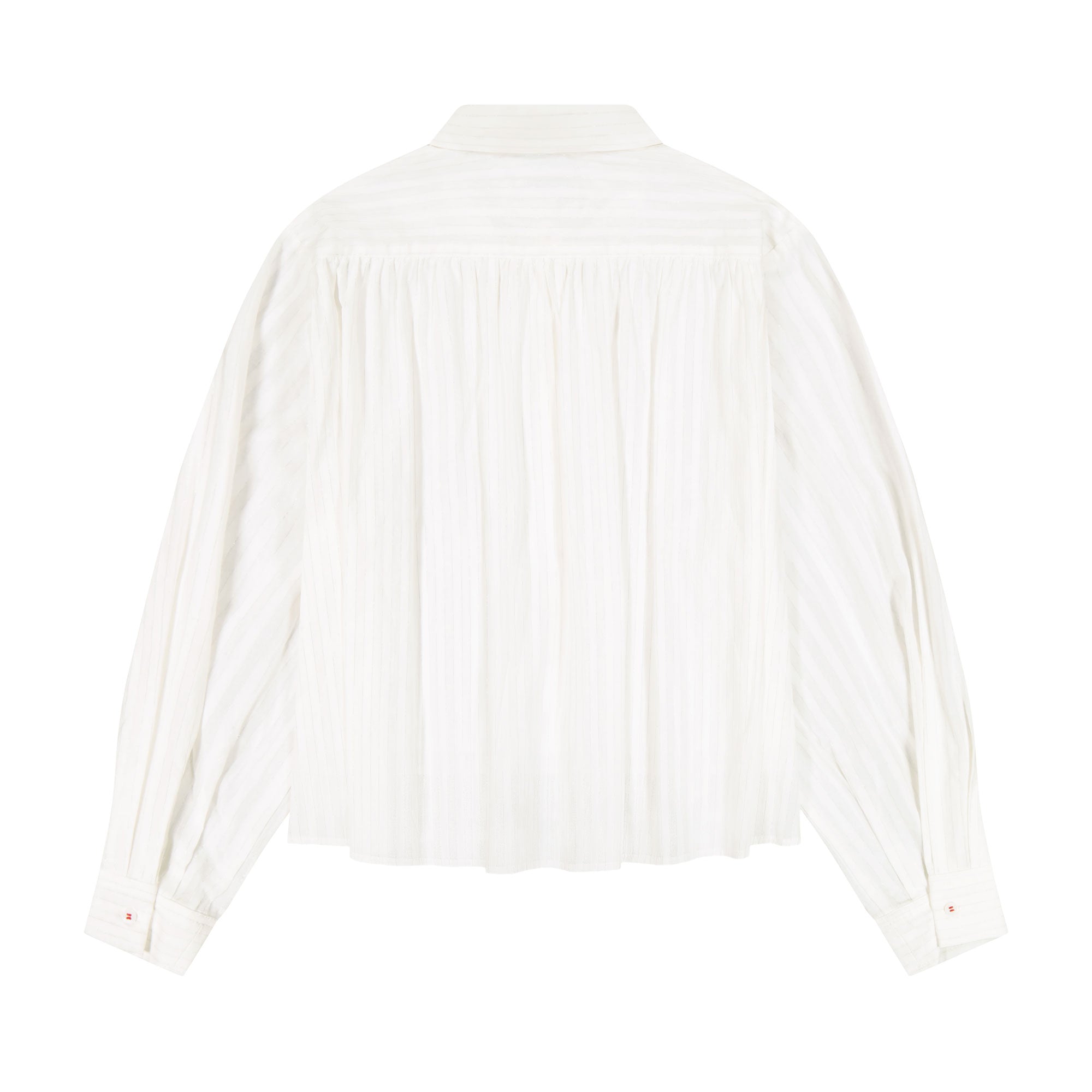 Striped Gathered Shirt