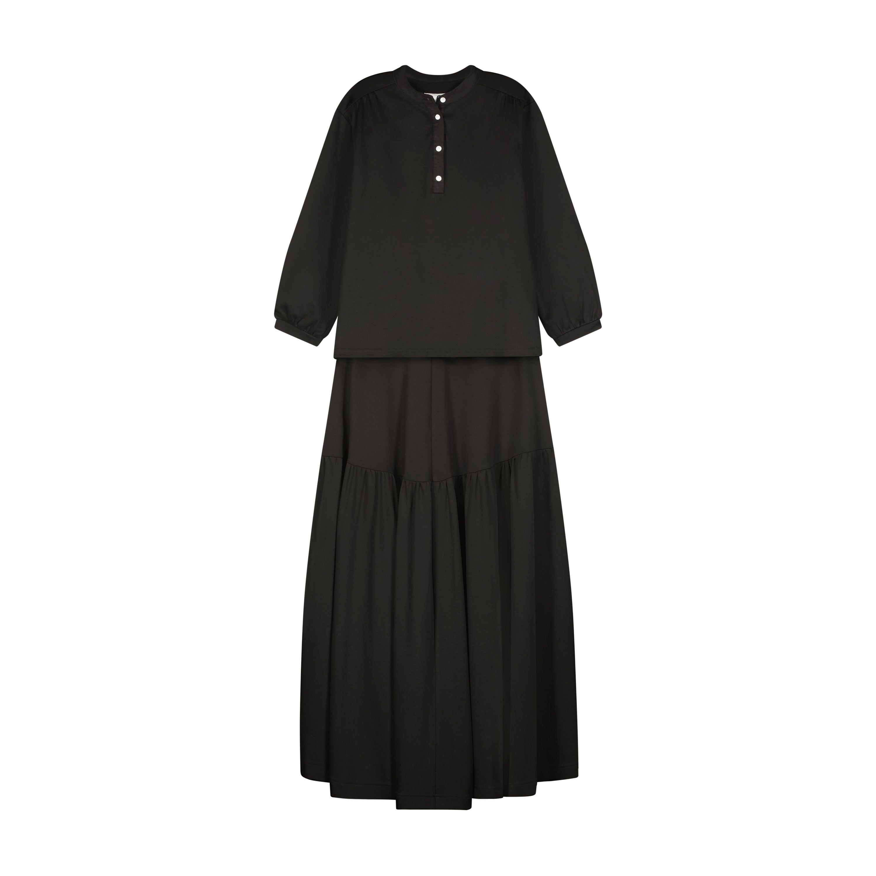 Jersey Top & Skirt Set