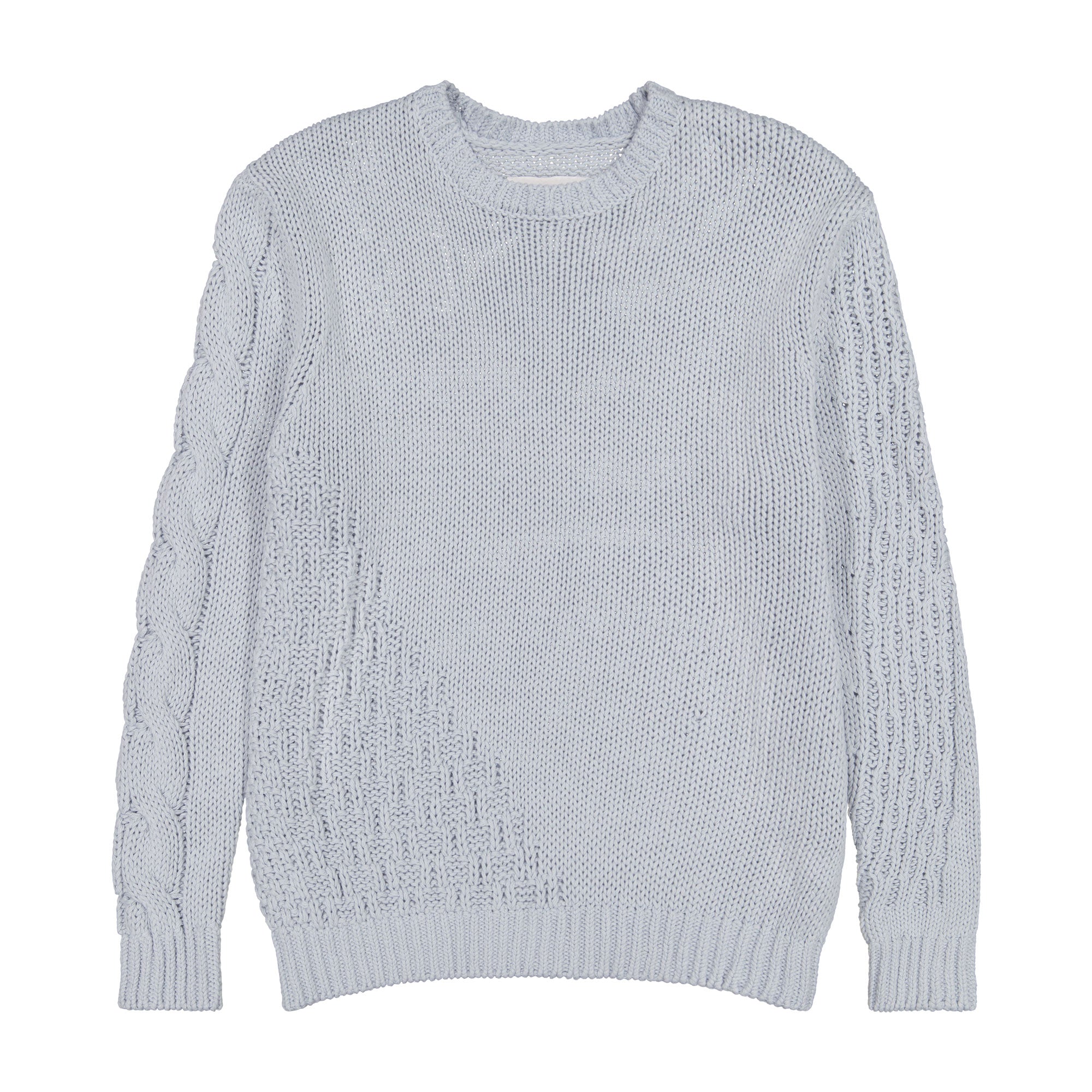 Cable Sweater - Light Blue