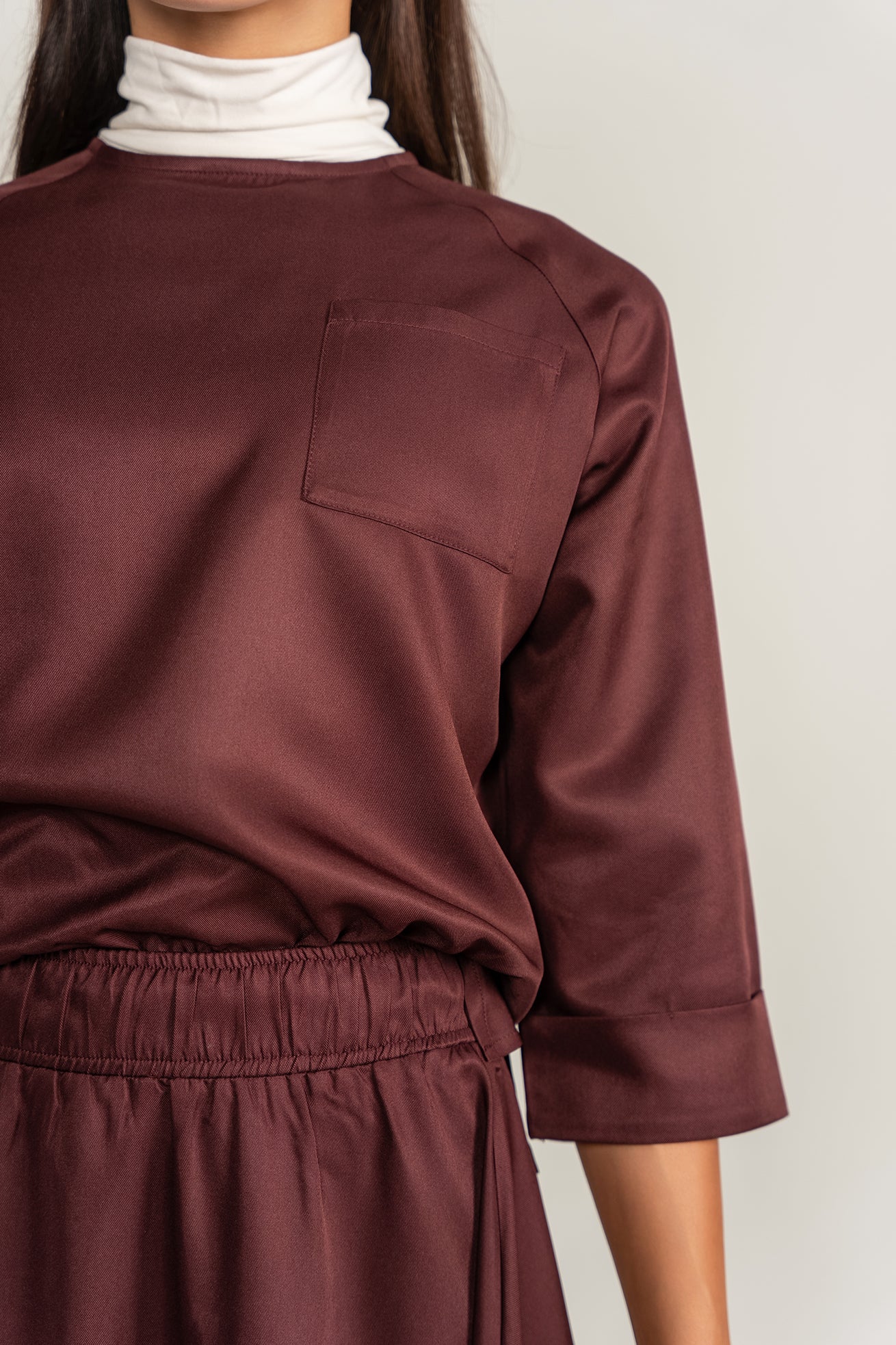 Silky Set - Burgundy