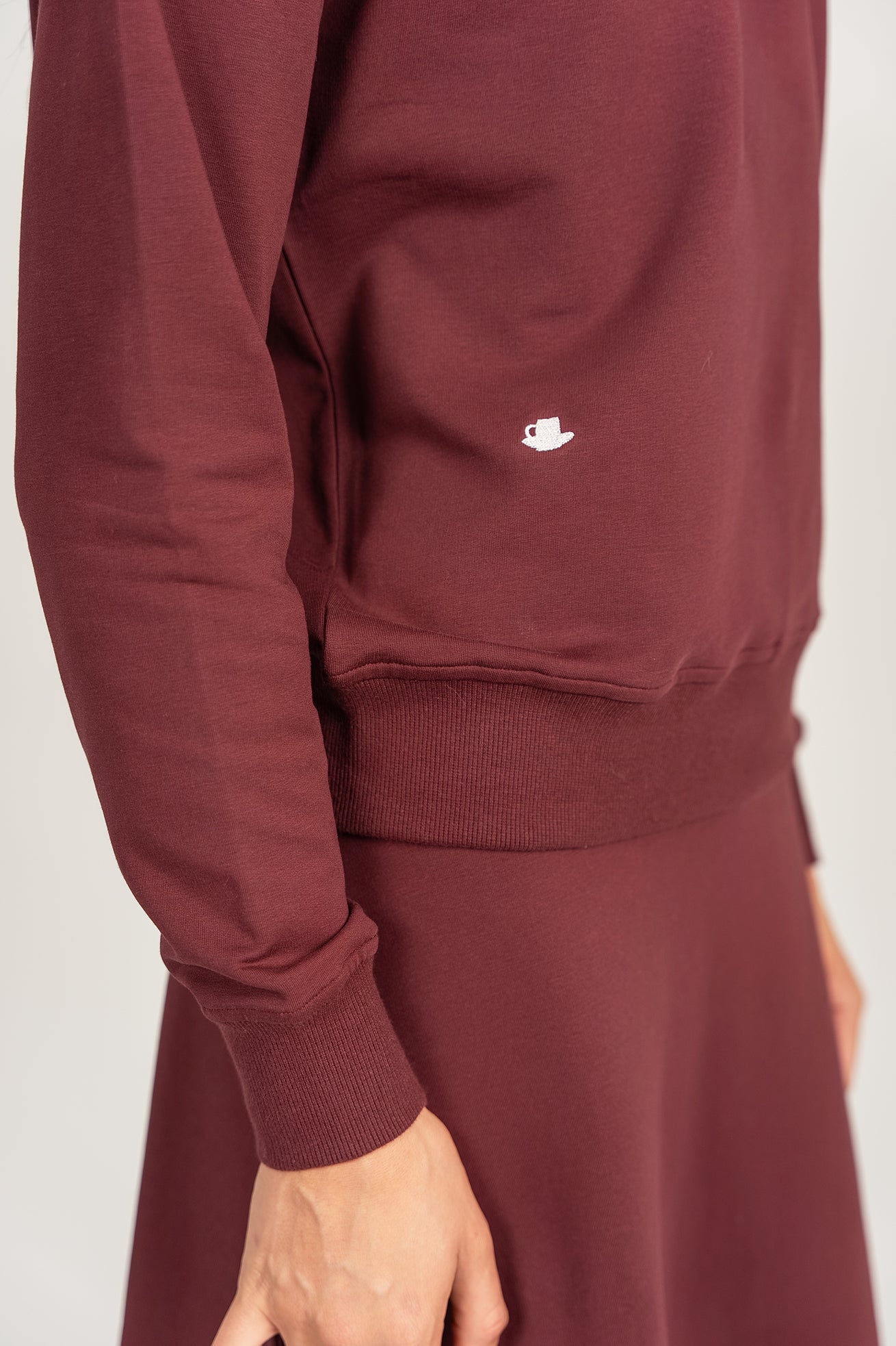 Sweatshirt Set - Burgundy
