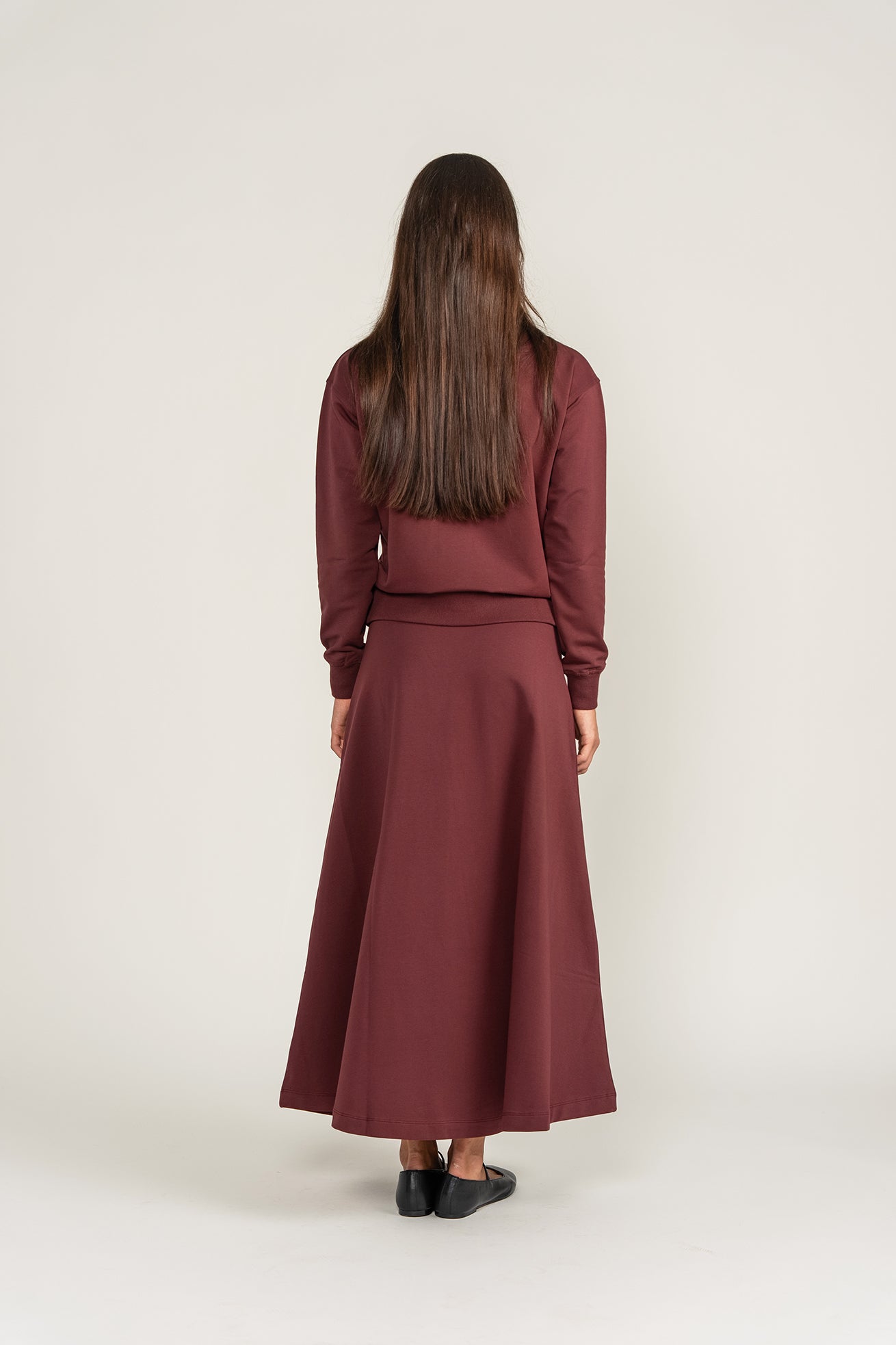 Sweatshirt Set - Burgundy
