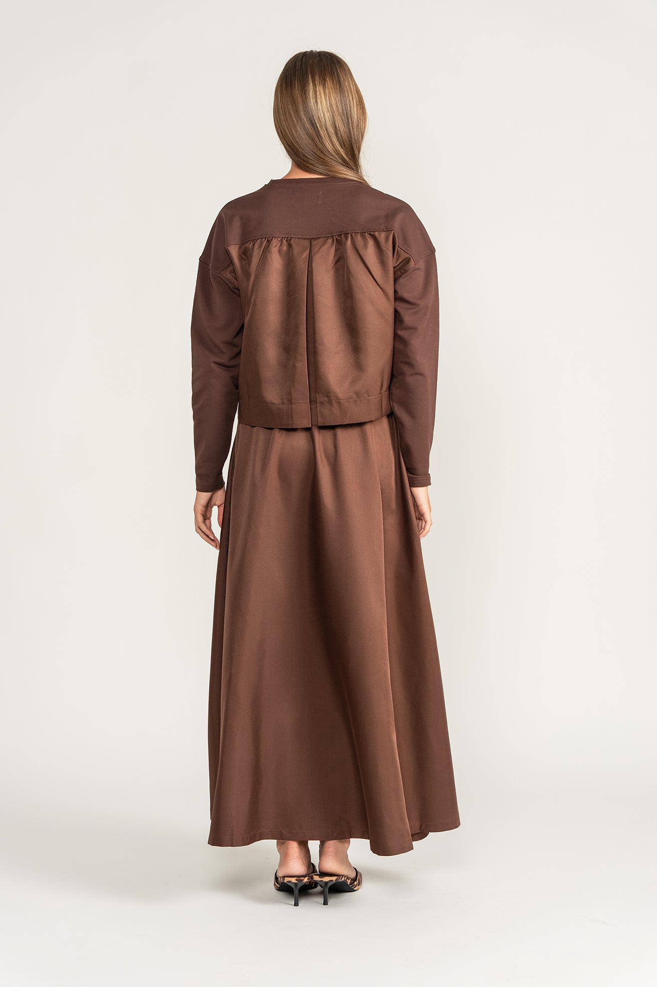 Silk Blend Set - Brown