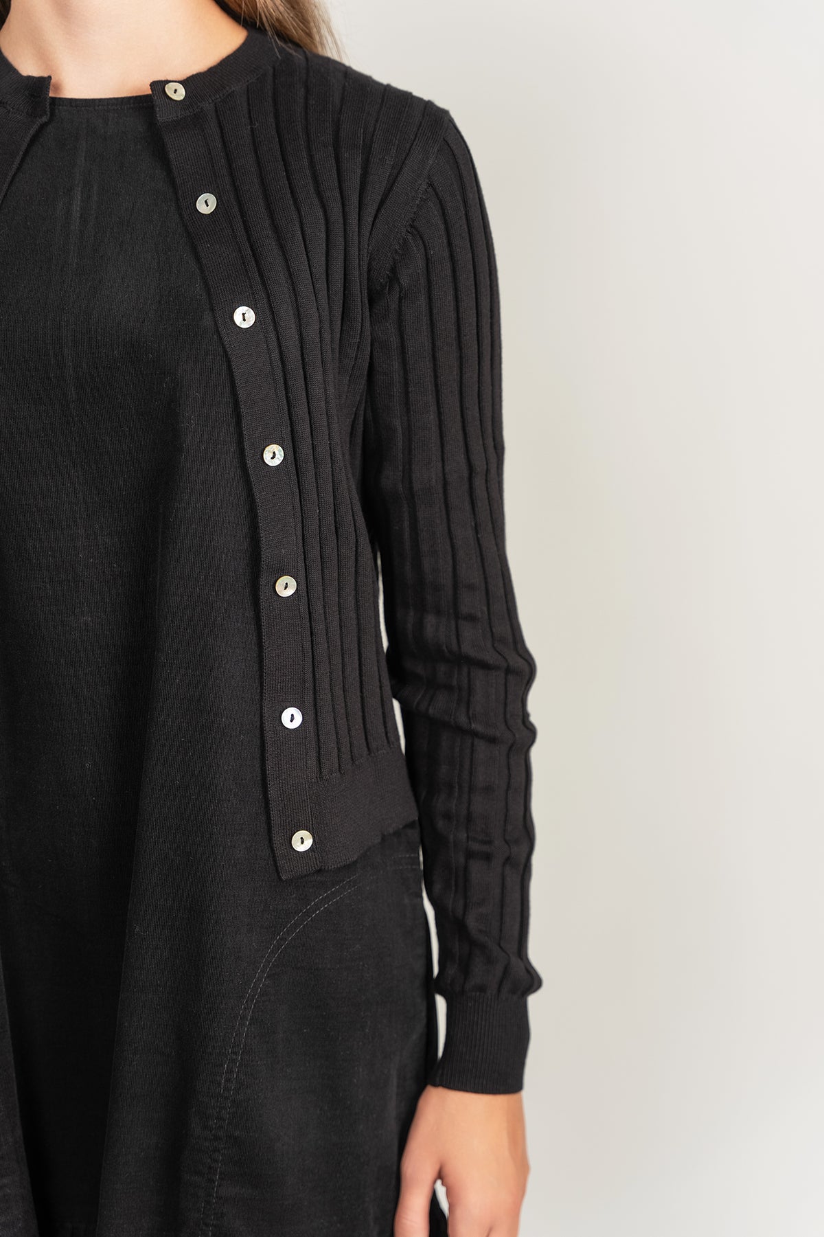 Longline Tiered Maxi - Black