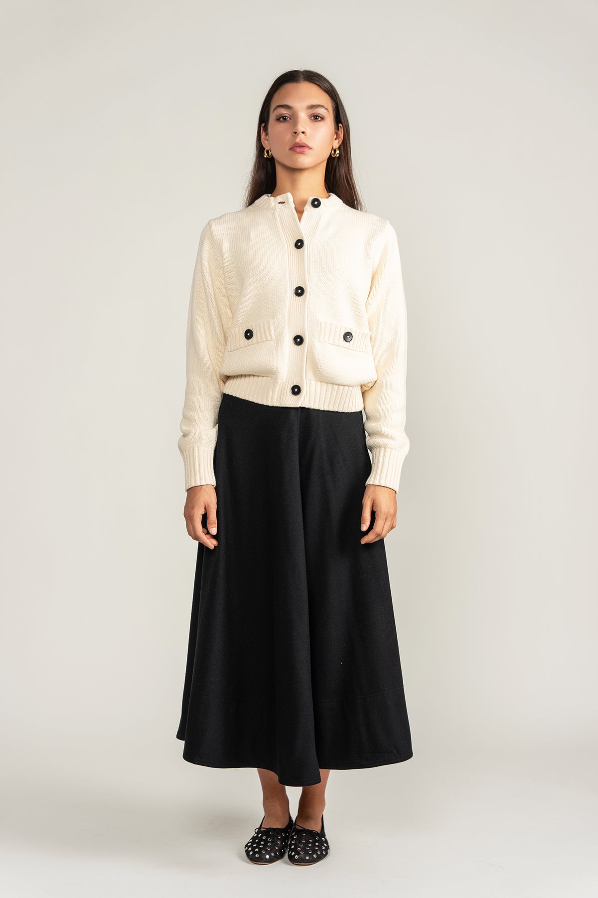 Chunky Cardigan - Ivory