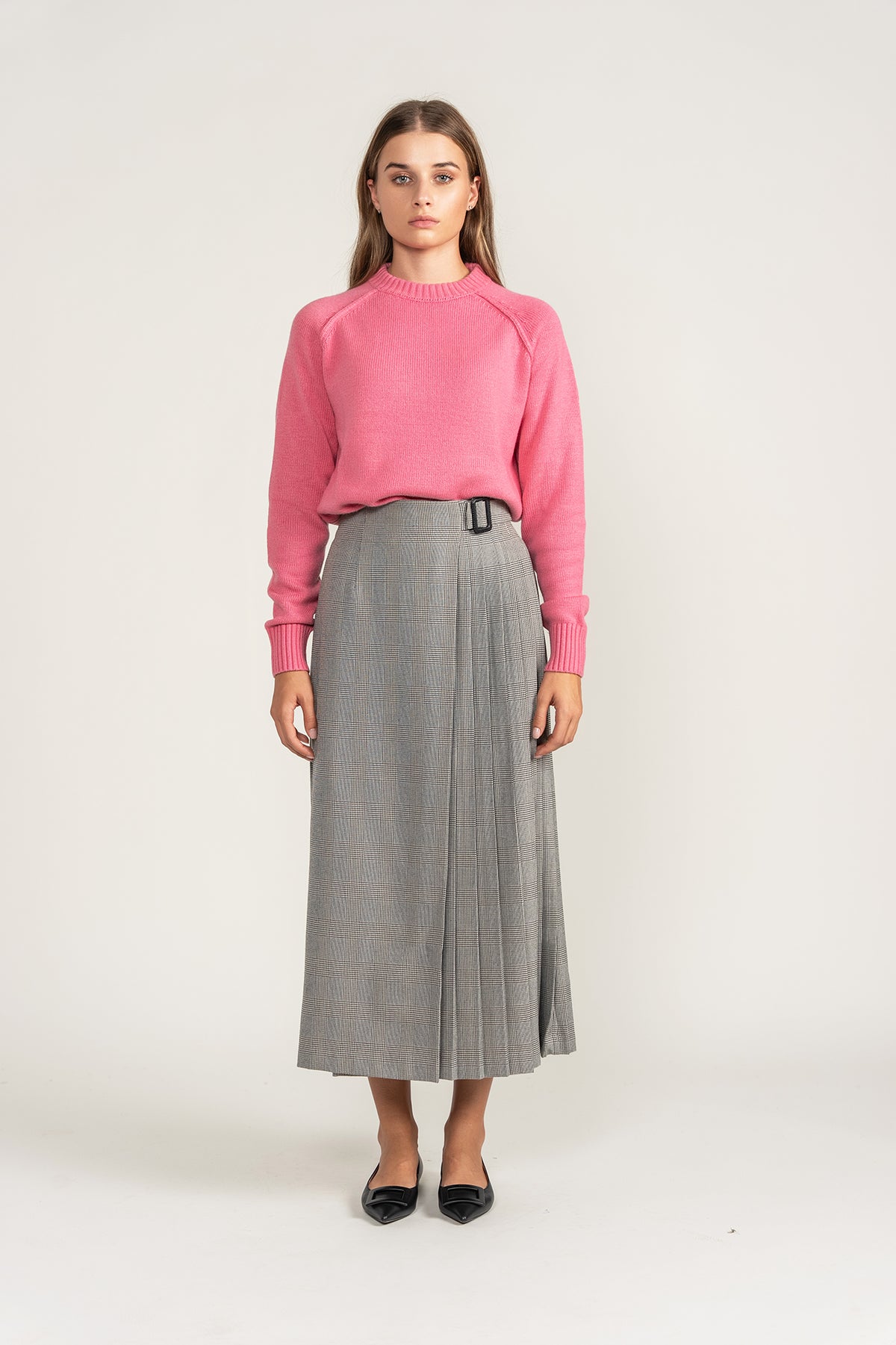 Fine Wool Sweater - Pink