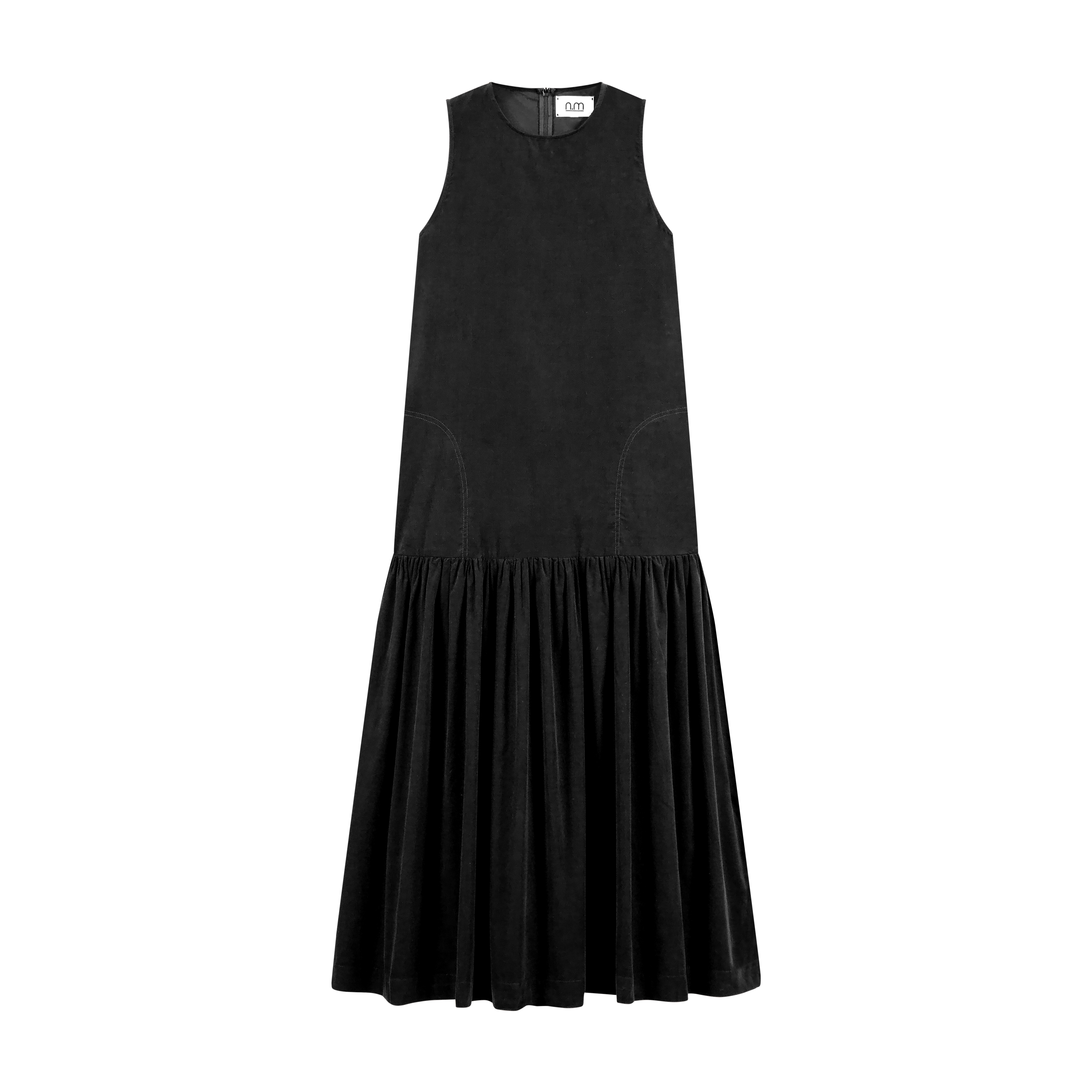 Longline Tiered Maxi - Black