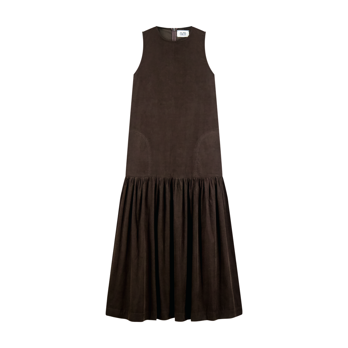 Longline Tiered Maxi - Brown