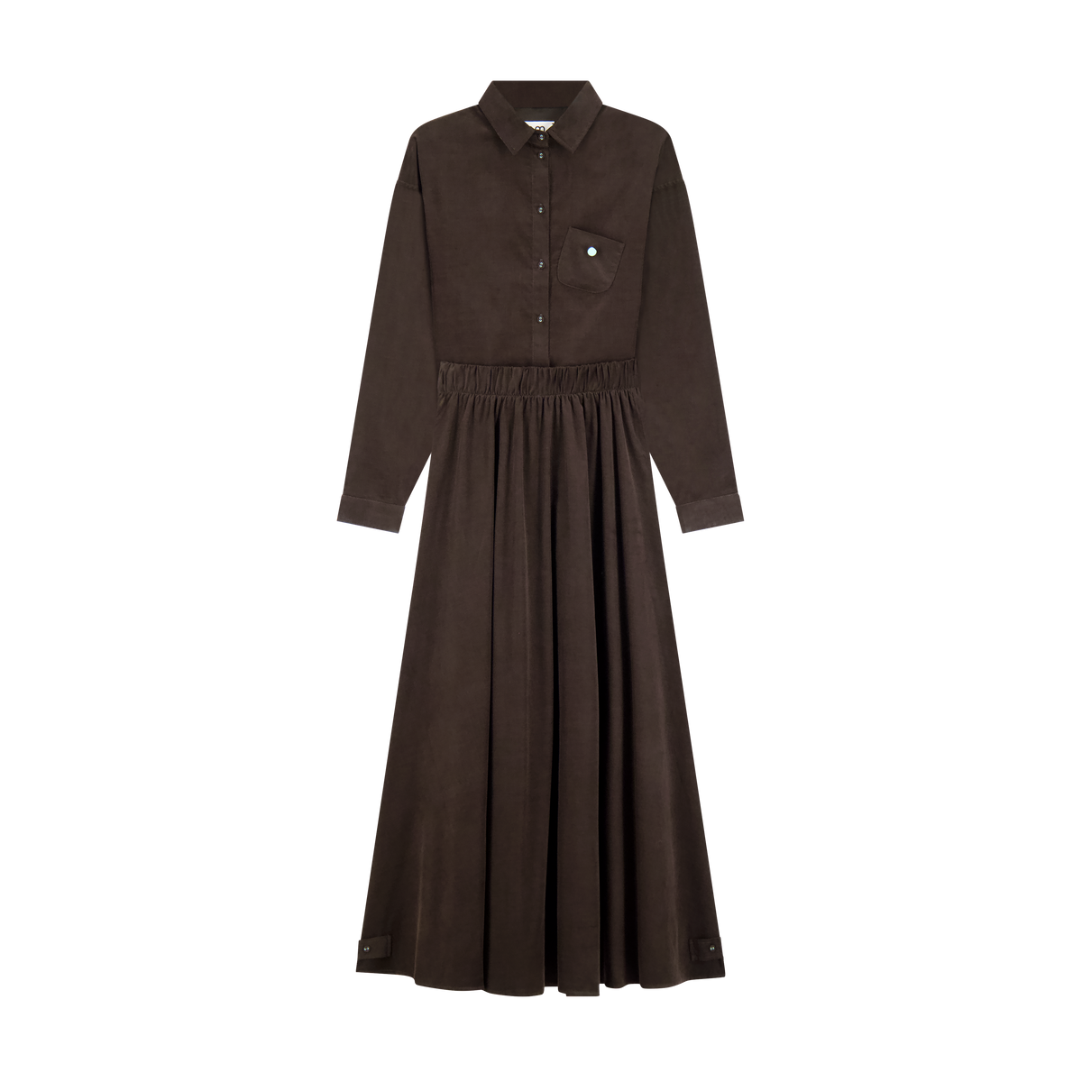 Textured Co-Ord Set - Brown