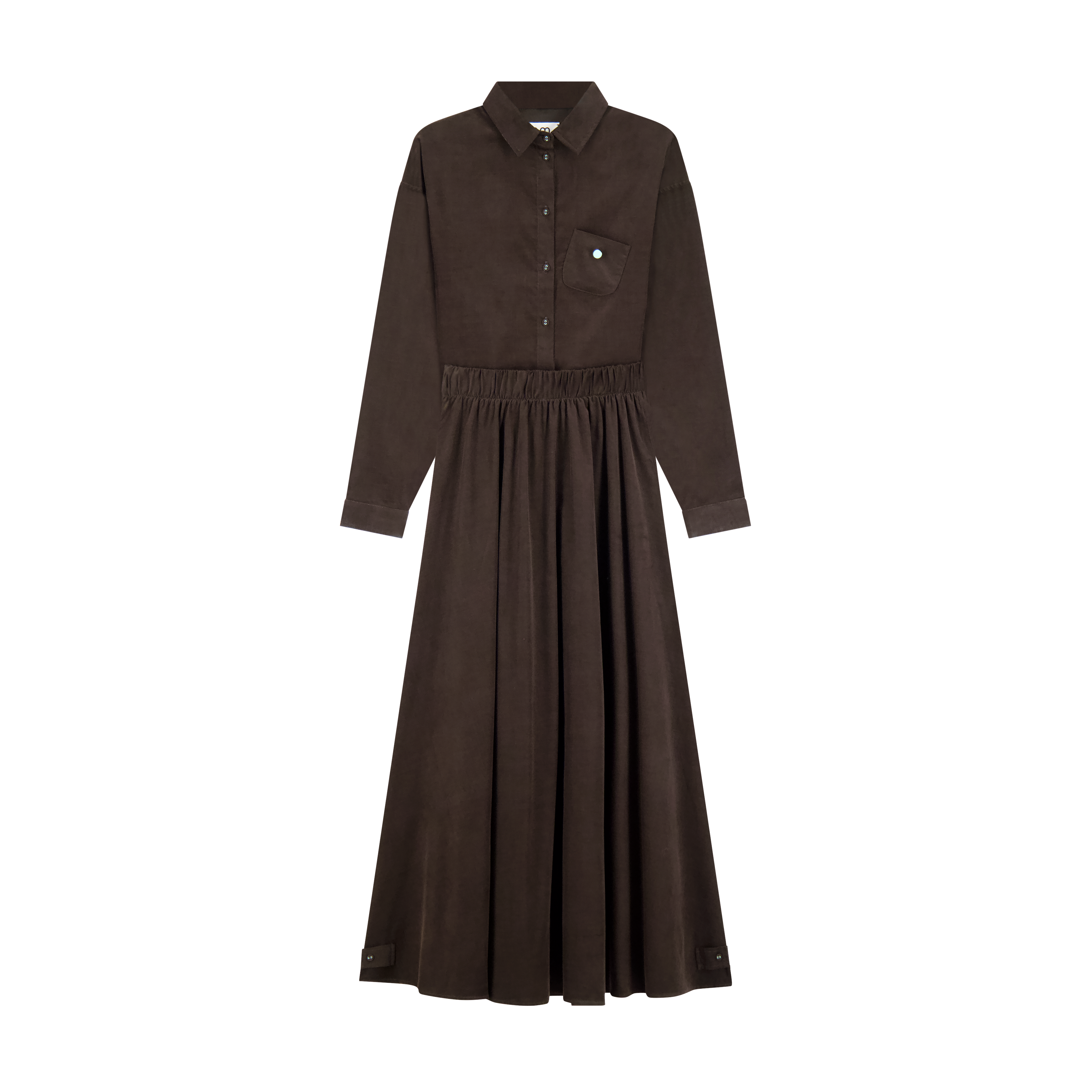 Textured Co-Ord Set - Brown