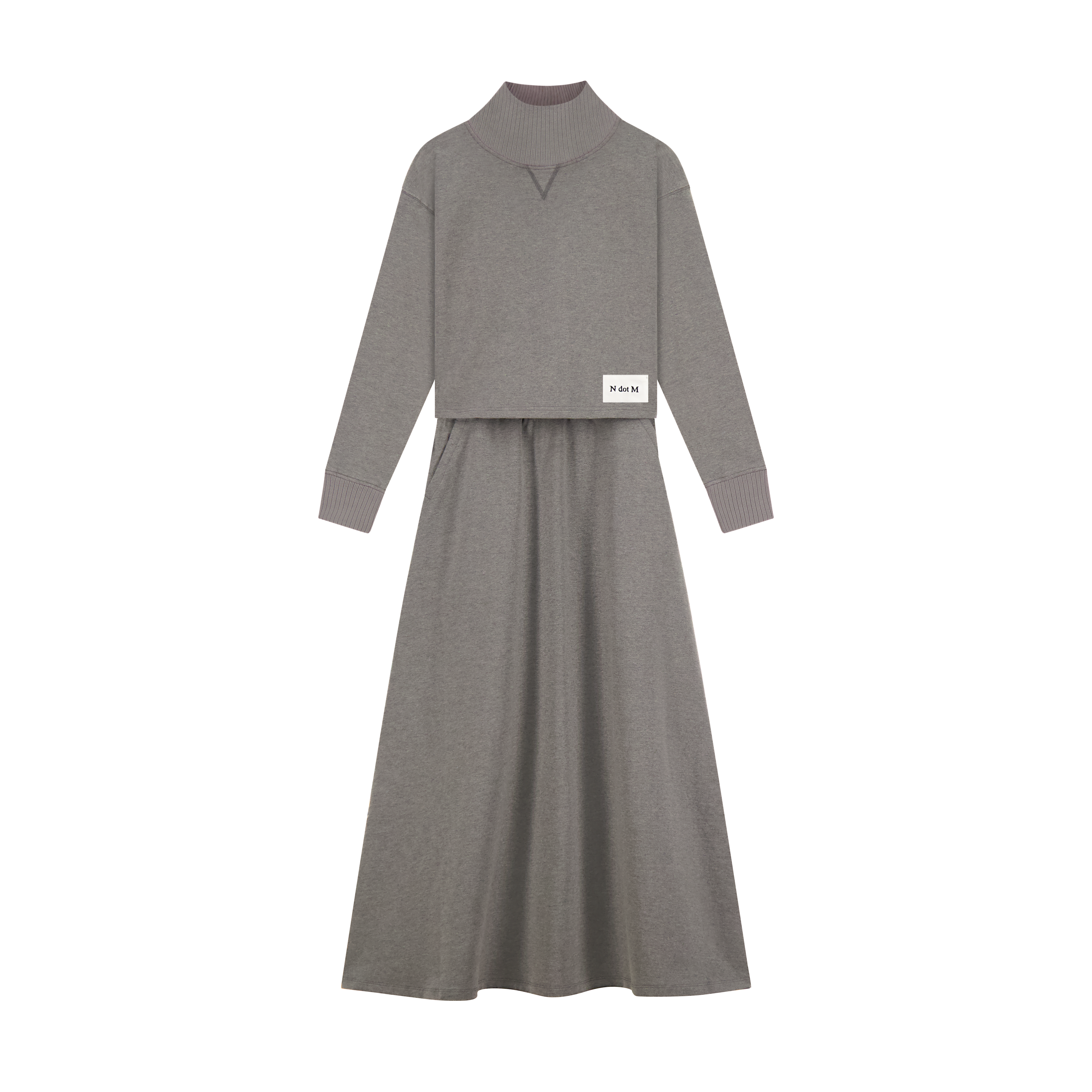 Ribbed Edge Set - Grey