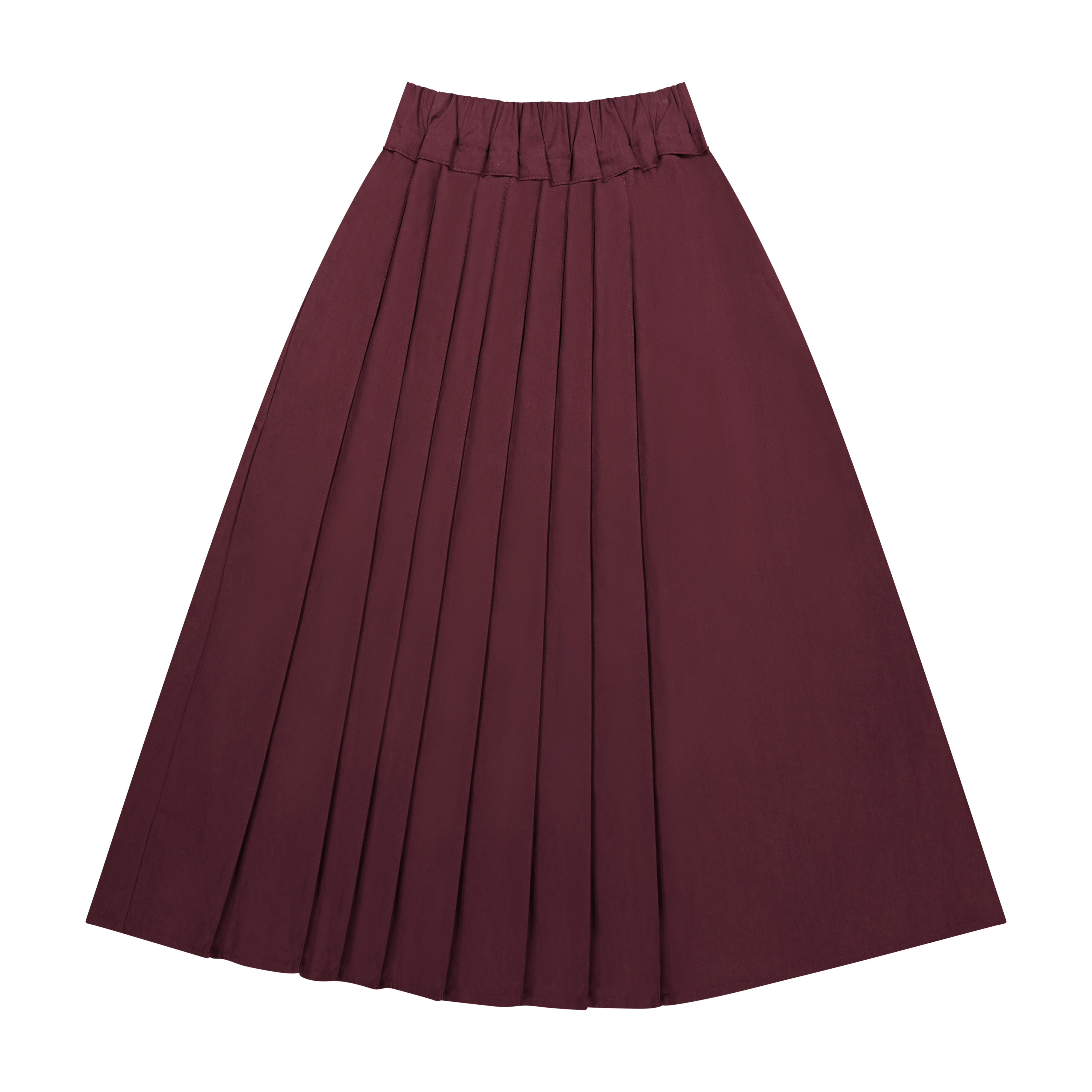 Side Panel Skirt - Burgundy