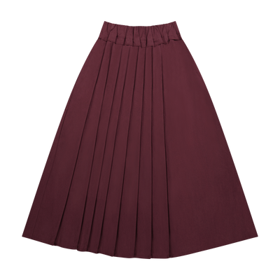 Side Panel Skirt - Burgundy