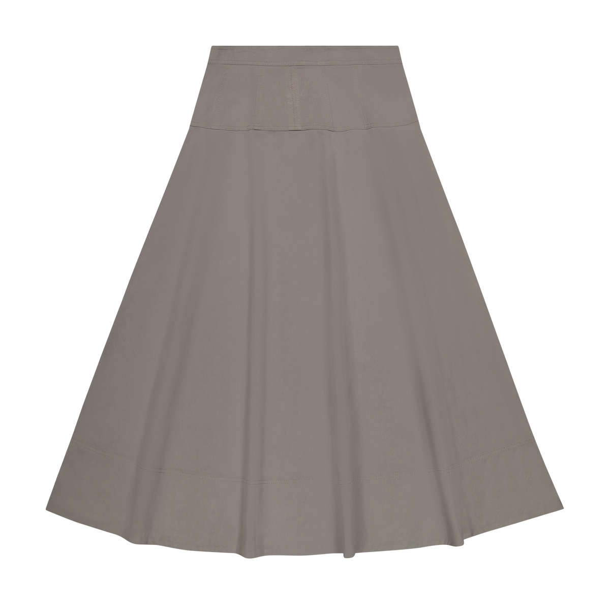 Yoke Skirt - Grey