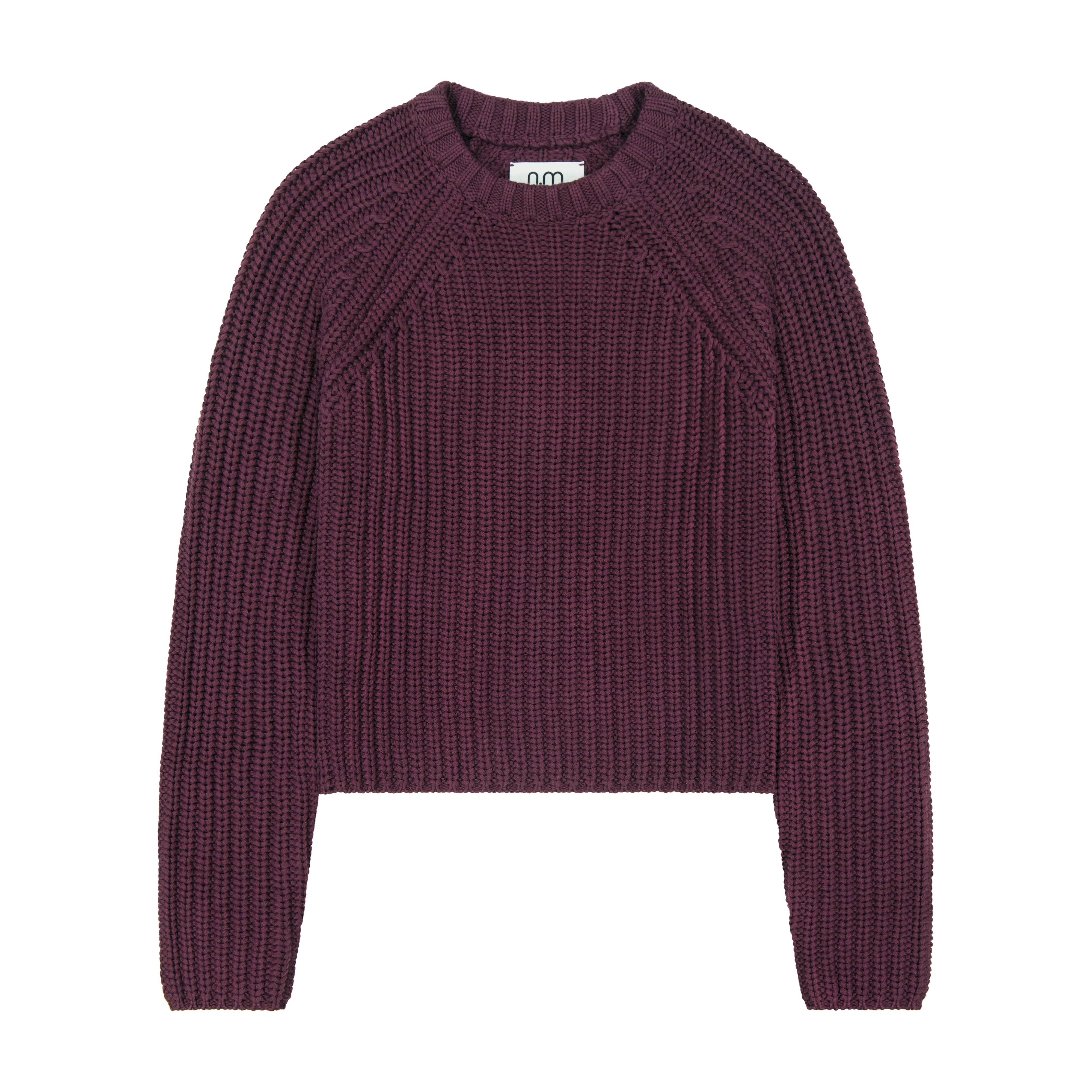 Chunky Straight Sweater - Burgundy
