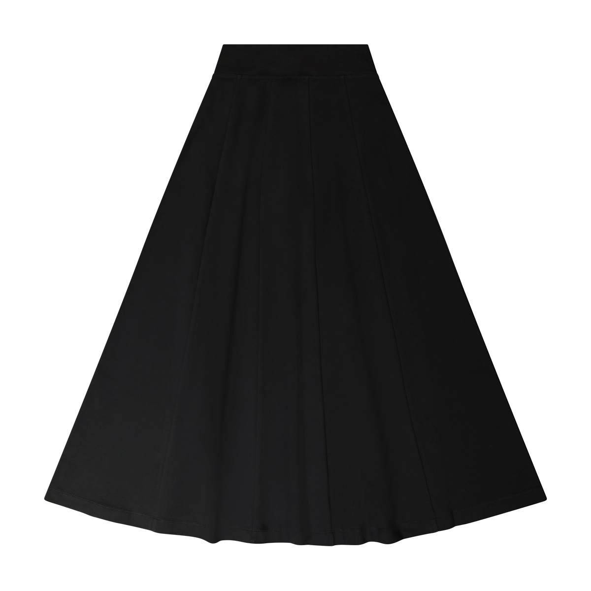 Paneled Knit Skirt