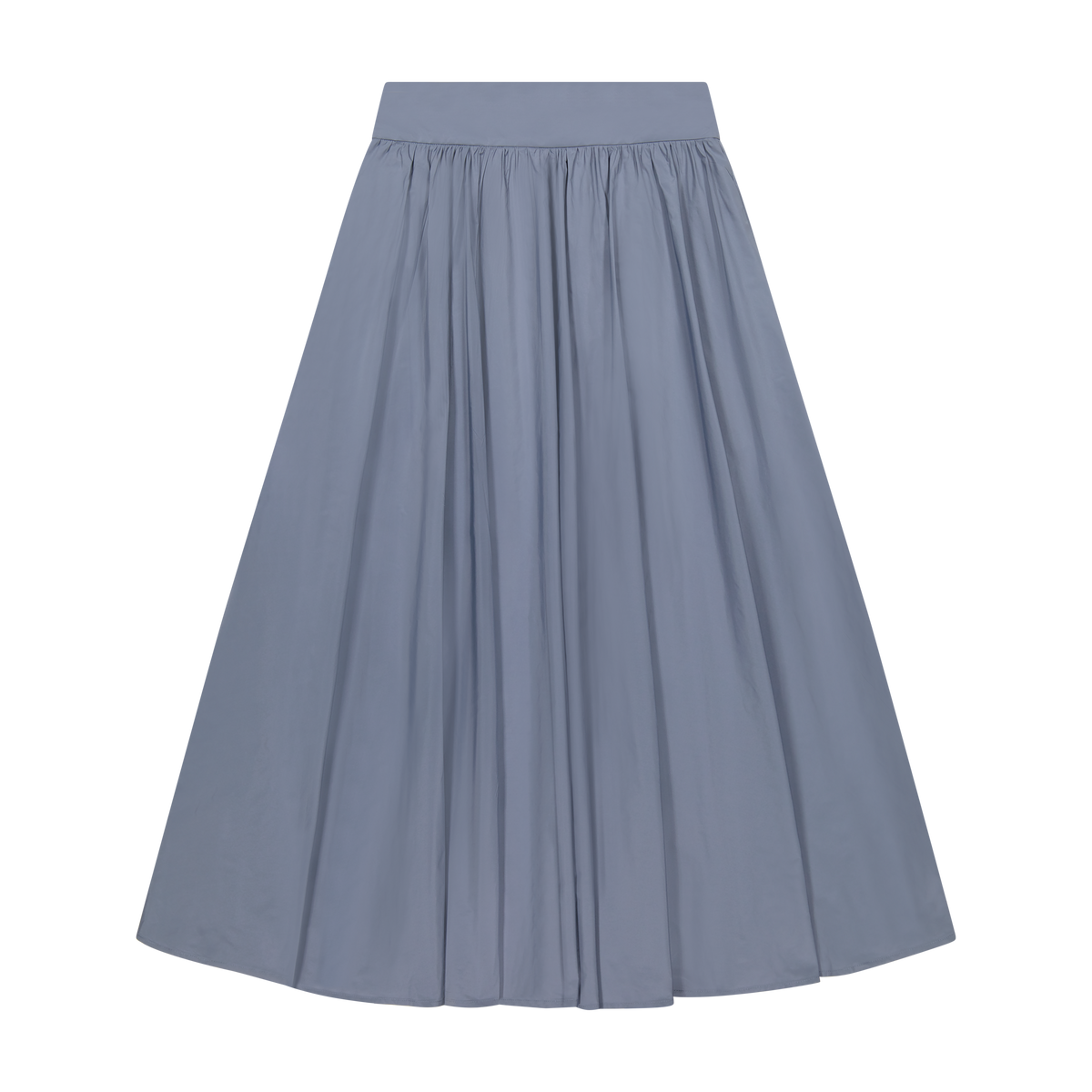 Taffeta Skirt - Slate Blue