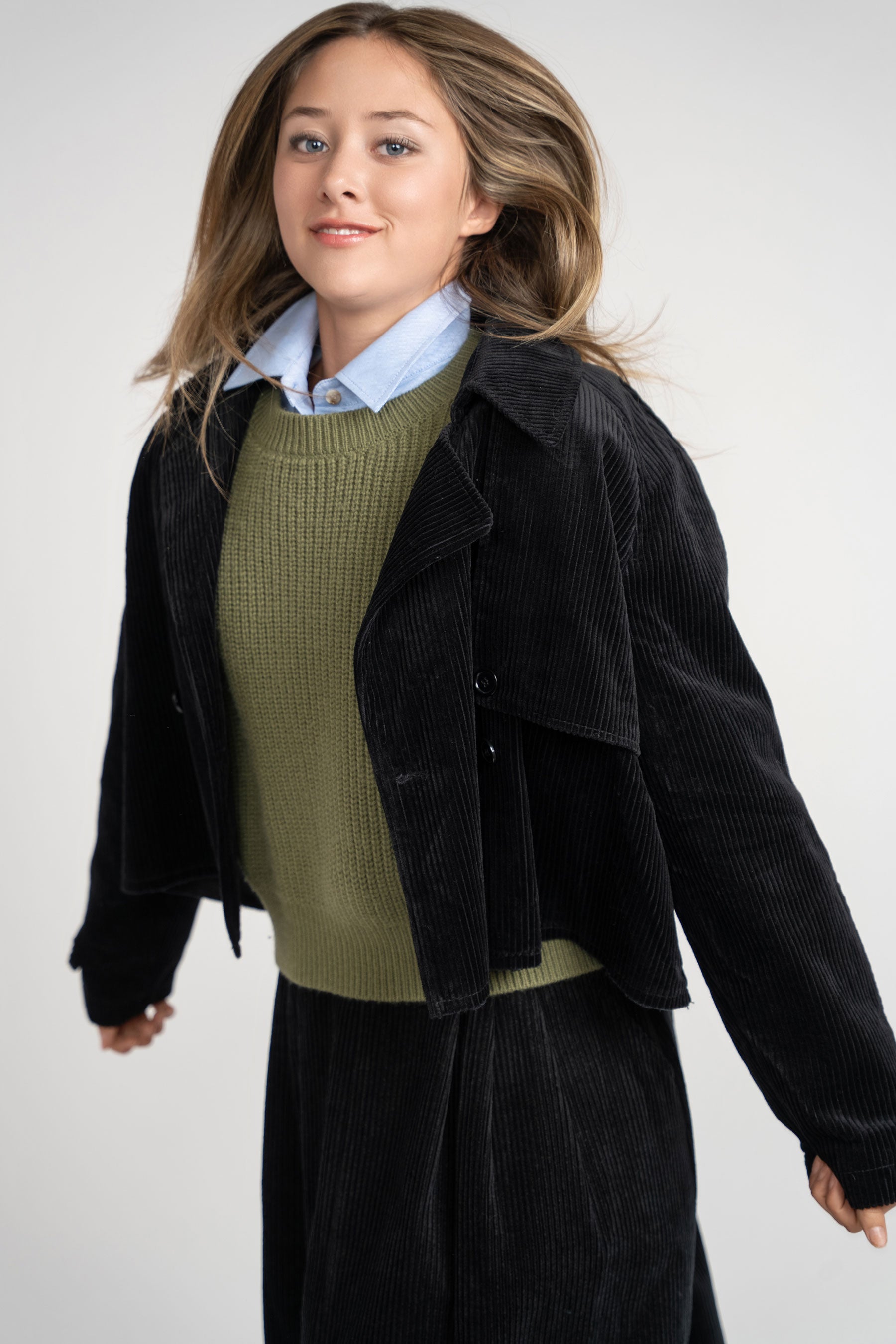 Corduroy Jacket - Black