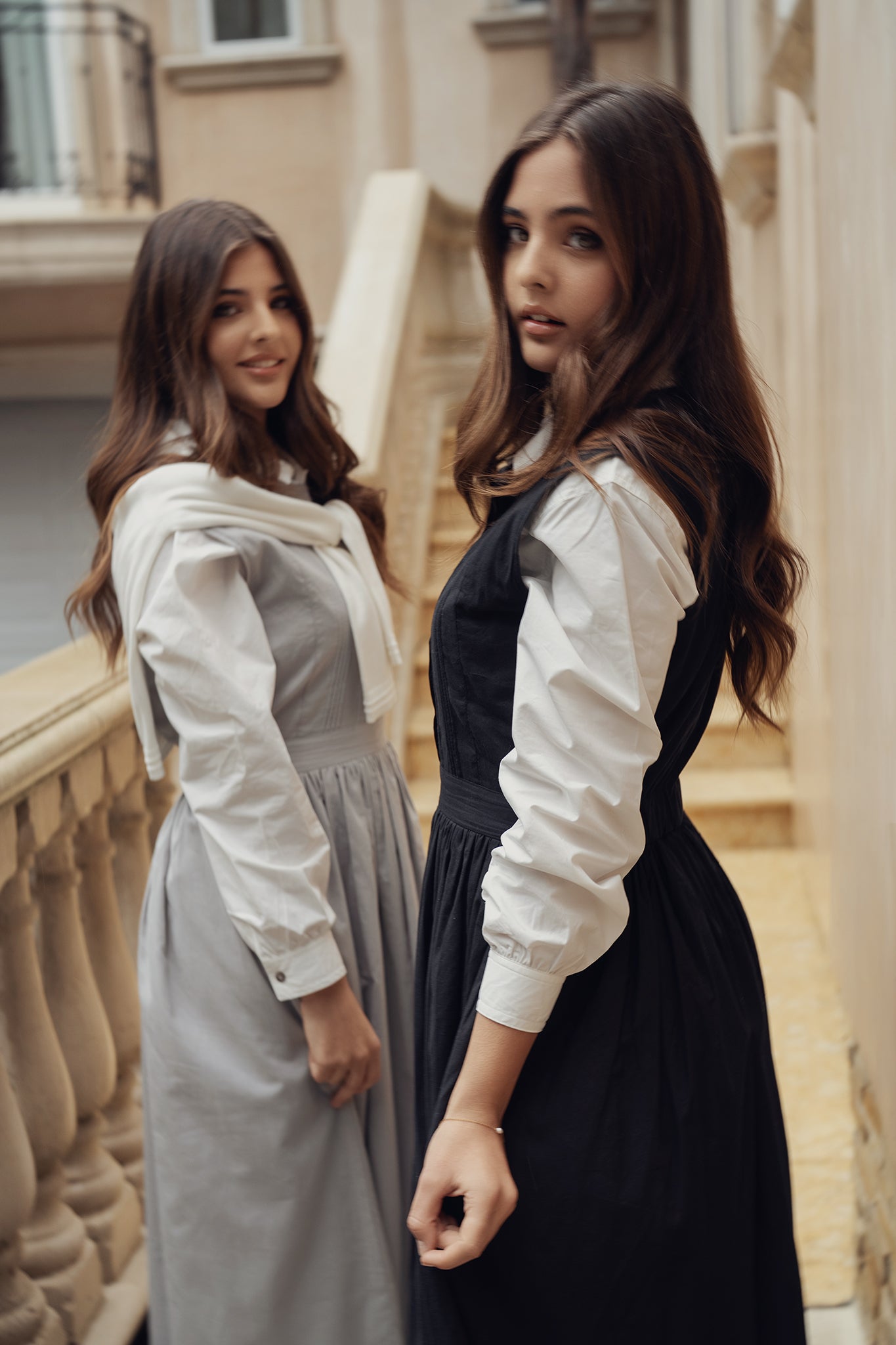 Pleated Sleeveless Maxi - Grey