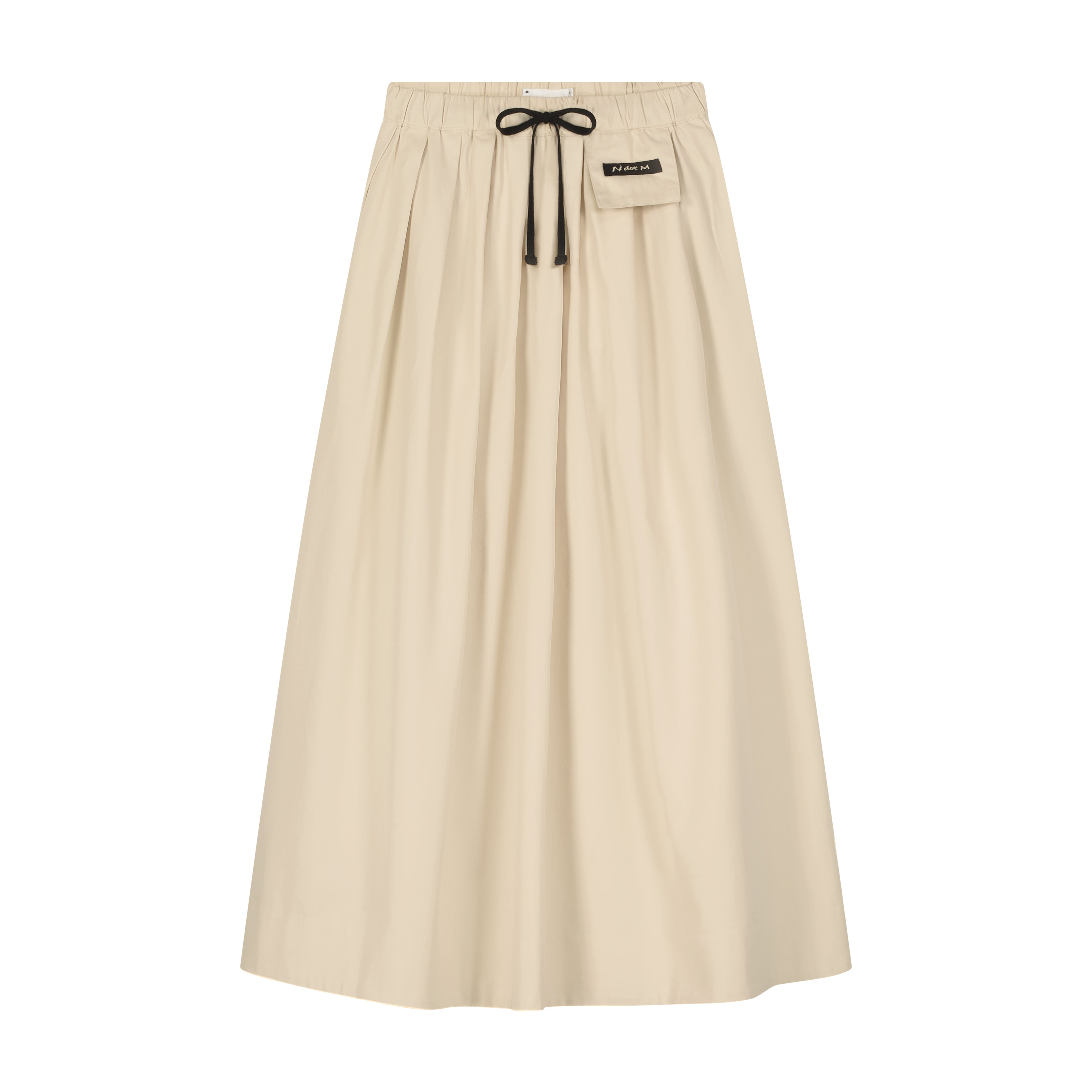Colorblock Skirt - Beige