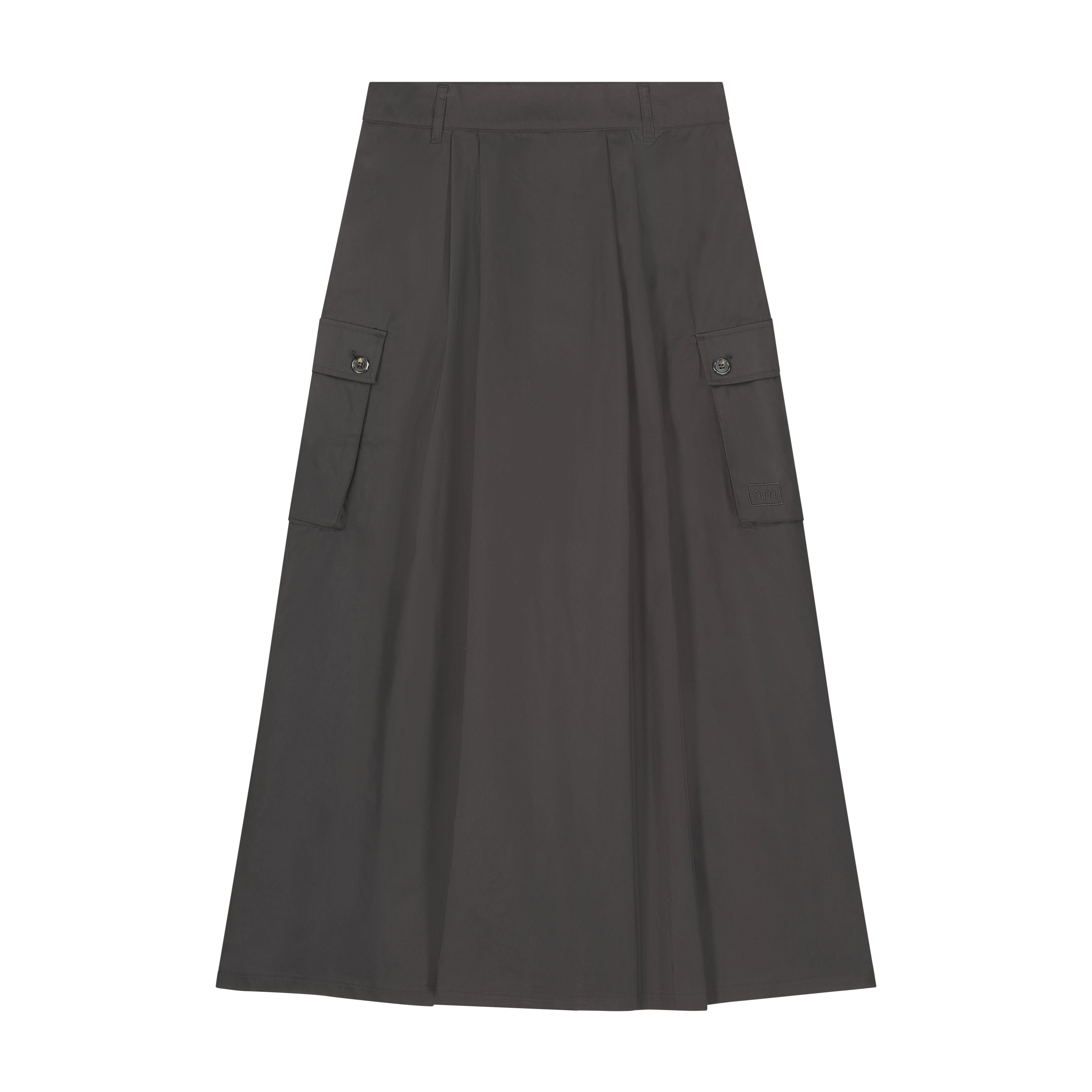 Cargo Pocket Skirt - Black