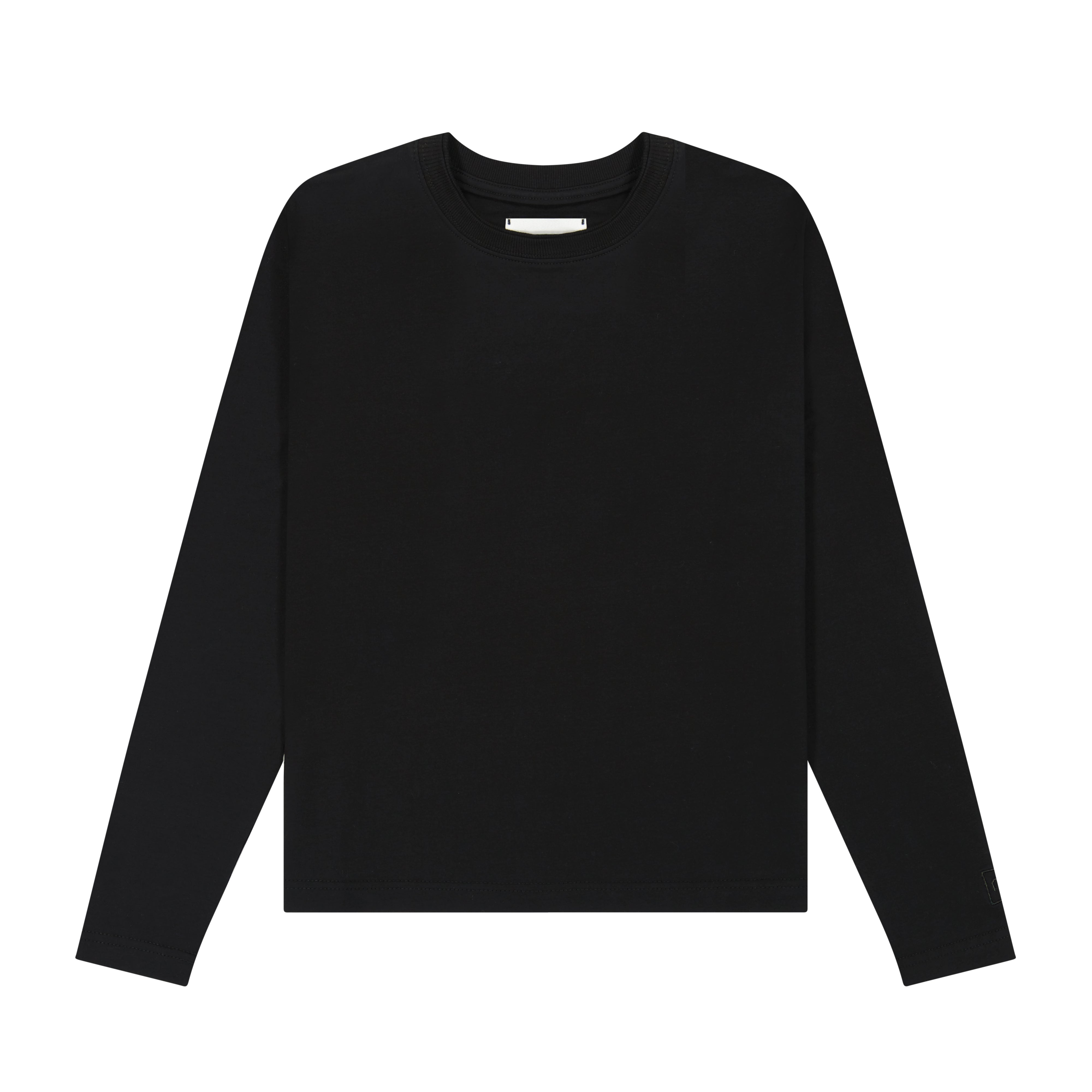 Solid Crewneck Tee - Black