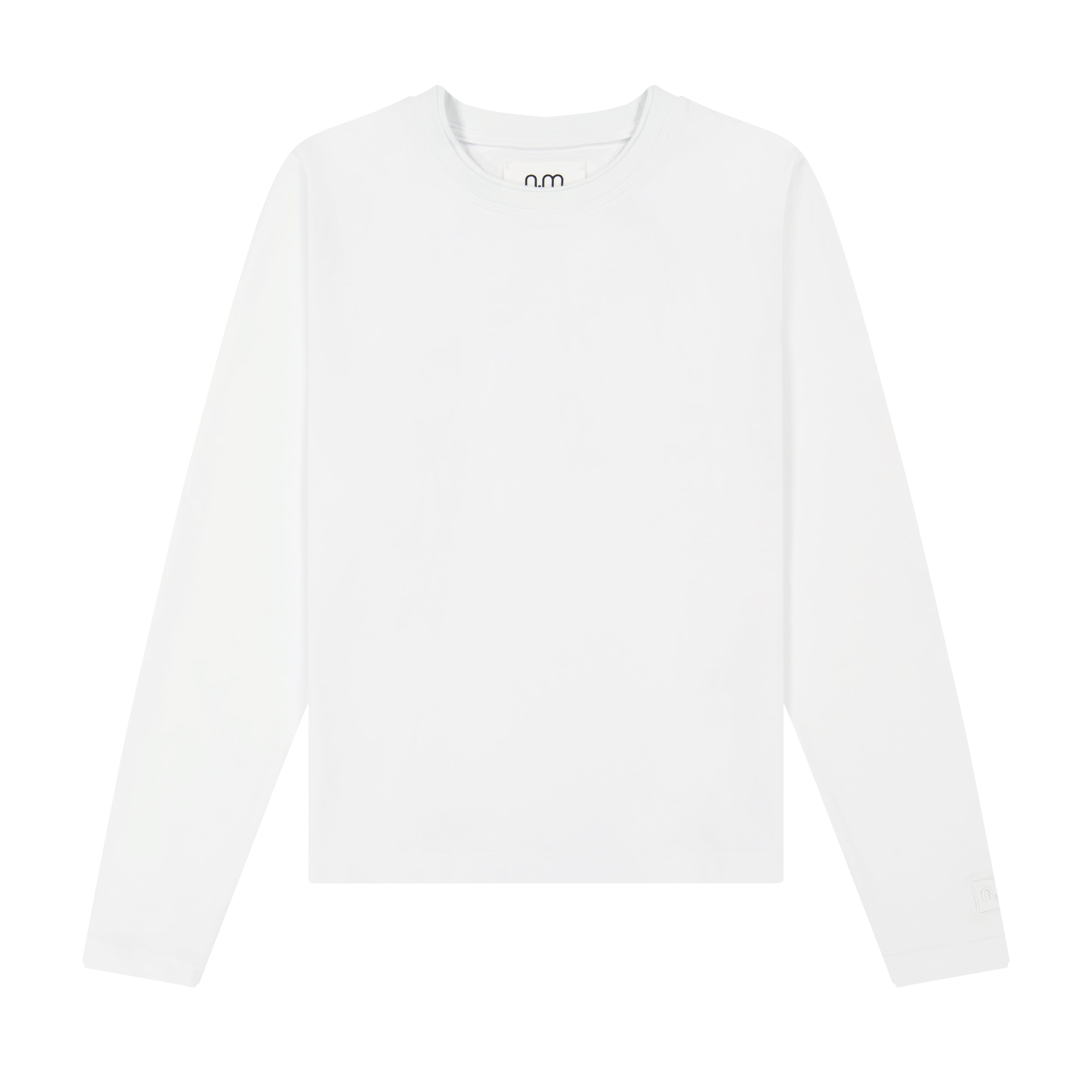 Solid Crewneck Tee - White