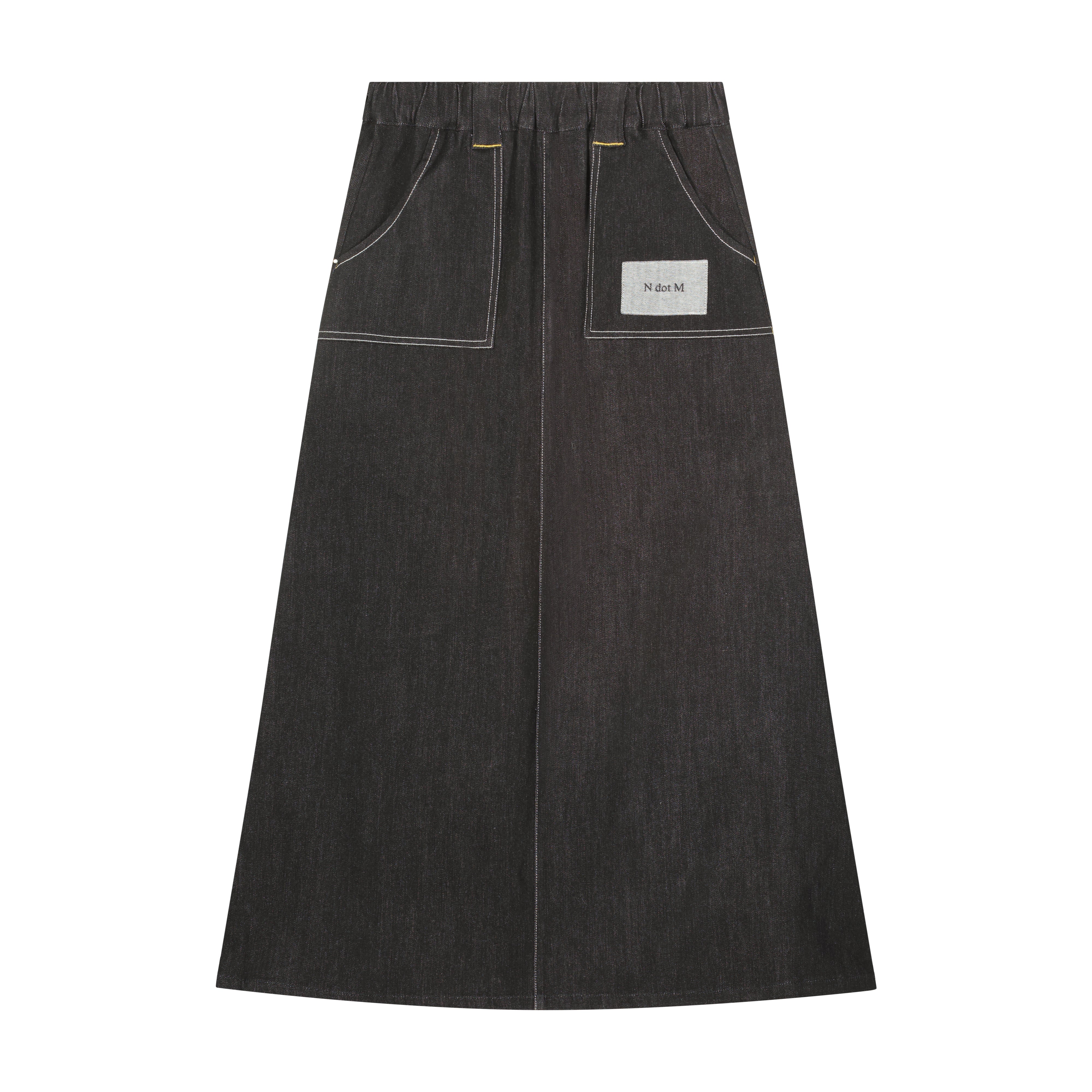 Forever Denim Skirt - Black Denim