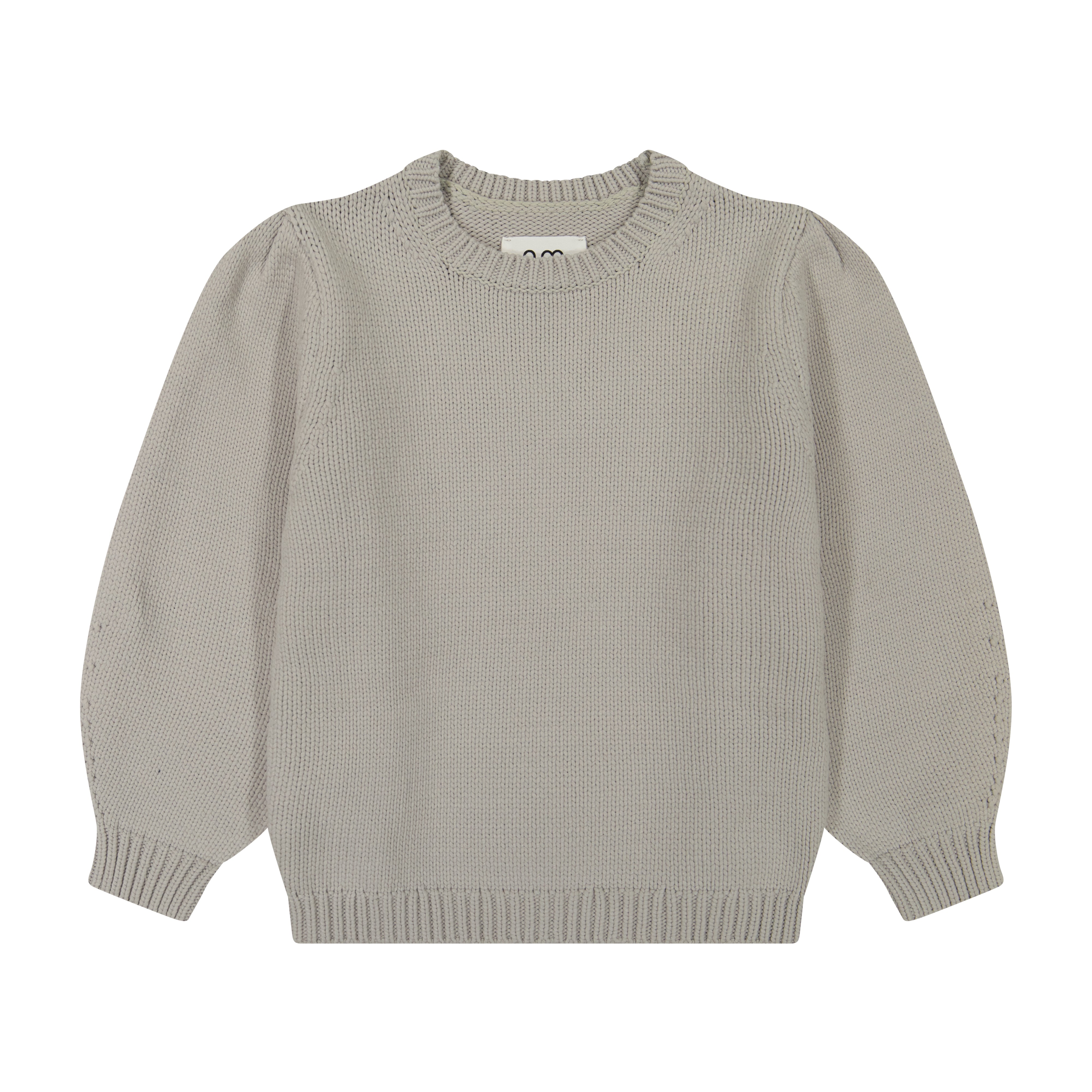 Puff Knit Sweater - Grey