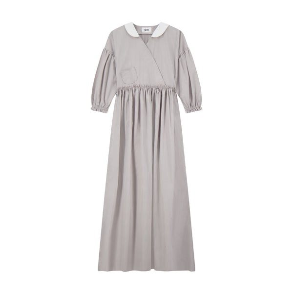 Collared Wrap Dress