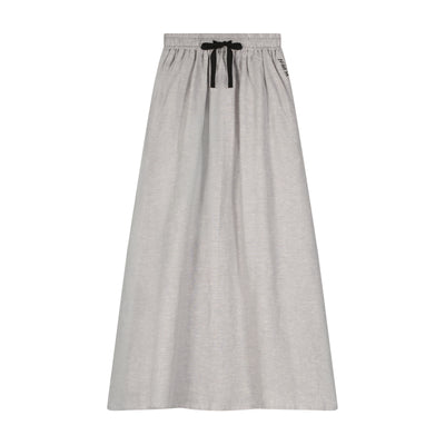 Sierra Linen Maxi Skirt - Grey