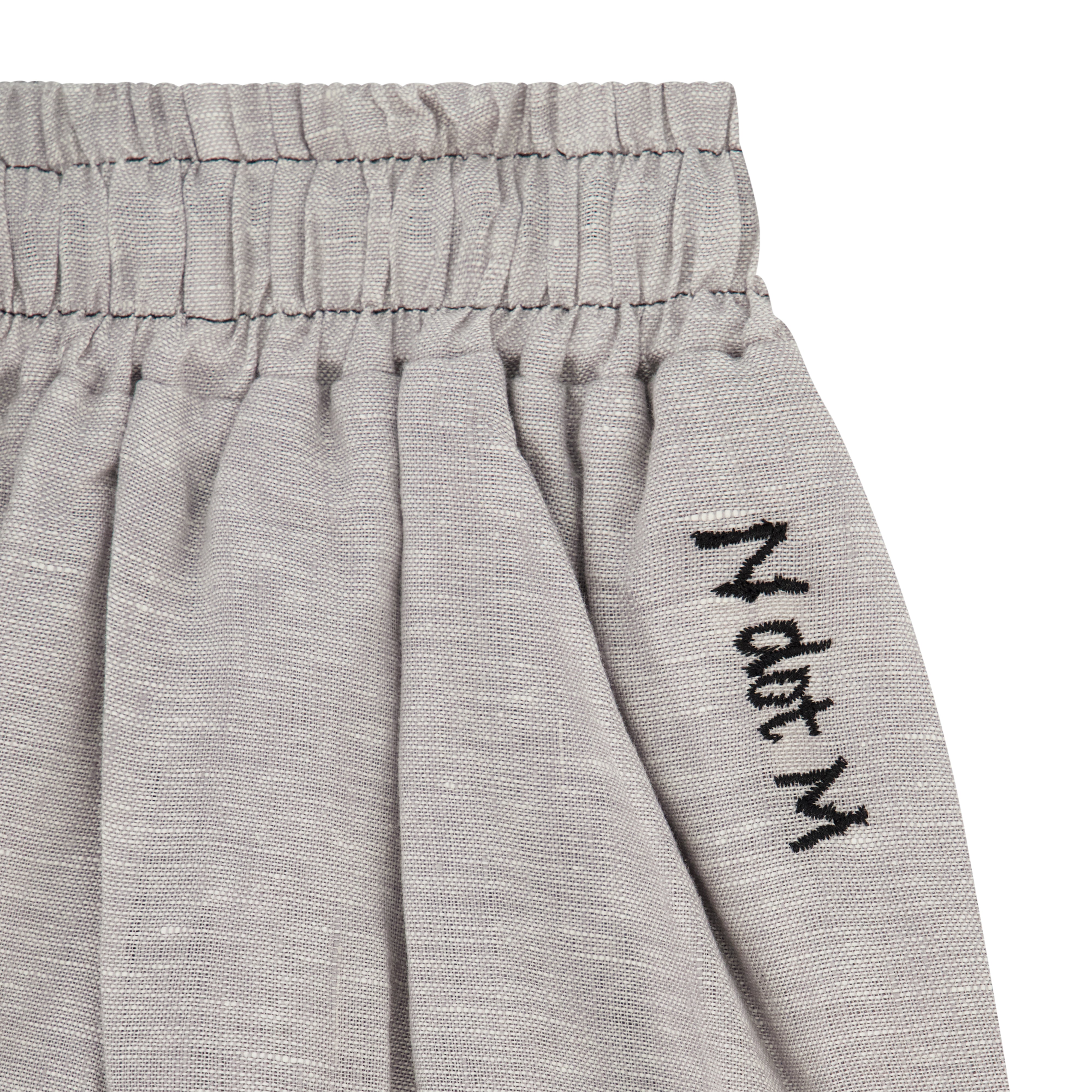Sierra Linen Maxi Skirt - Grey