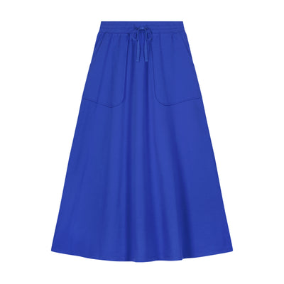 Drift Drawstring Skirt - Royal Blue