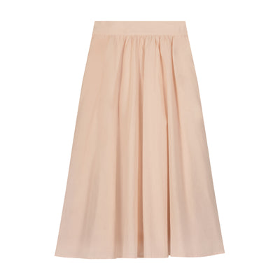 Gathered Voile Skirt - Chloe Peach