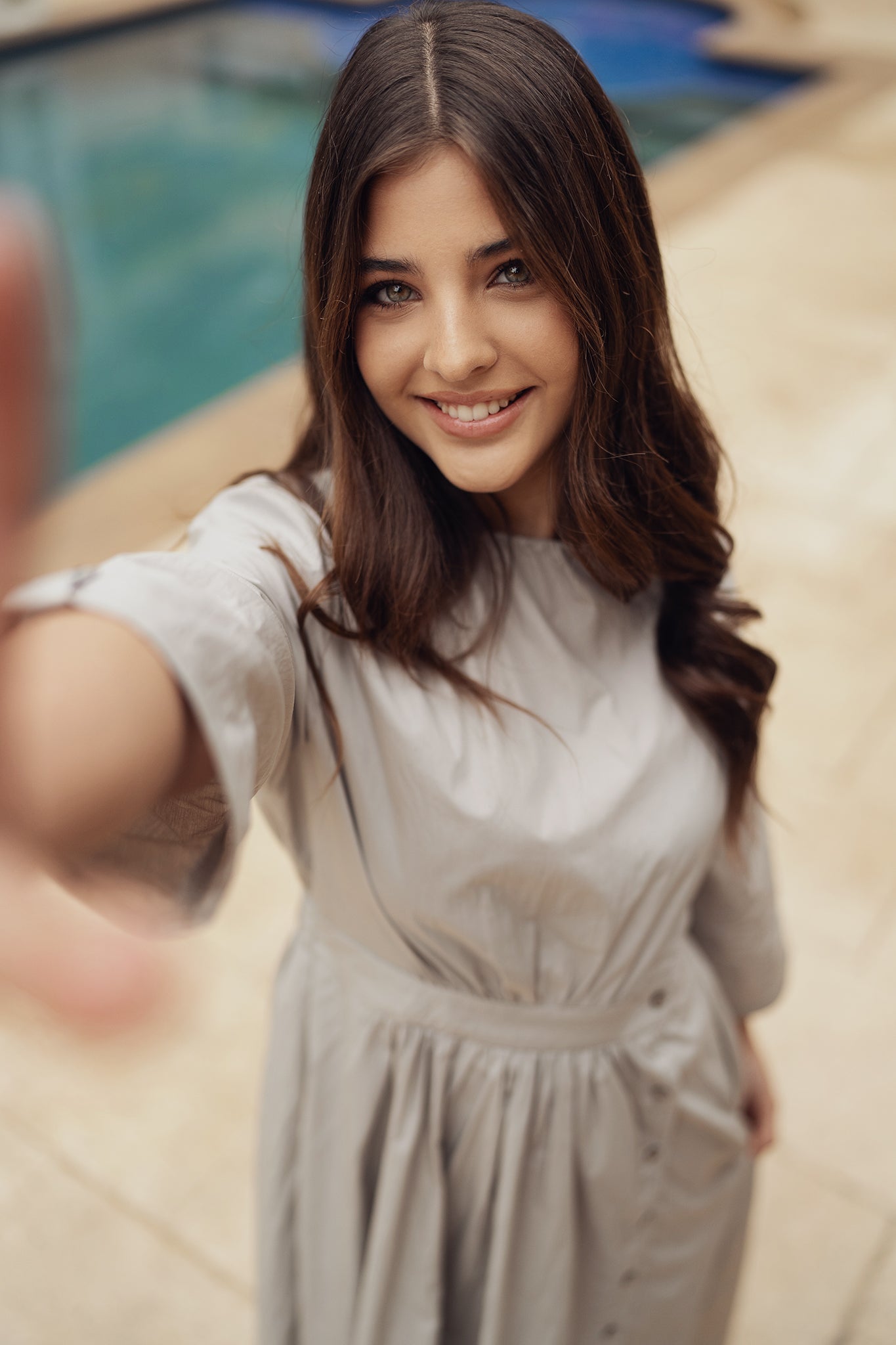 Breeze Cotton Dress - Grey