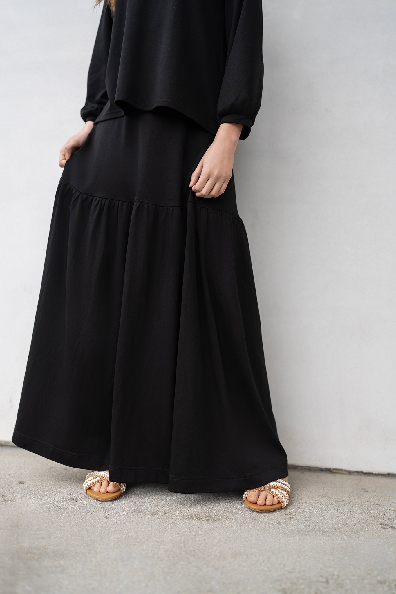 Jersey Top & Skirt Set