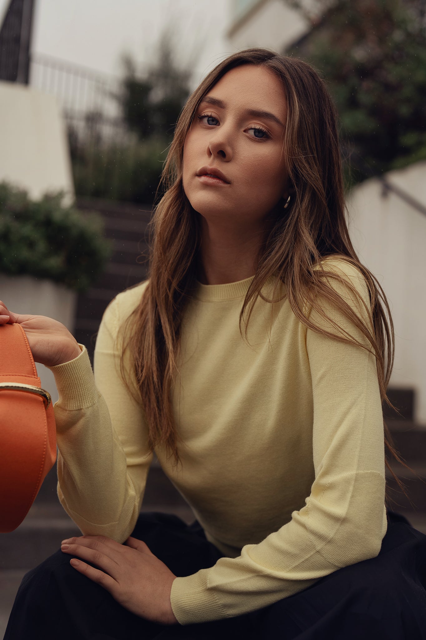 Crewneck Sweater - Butter yellow