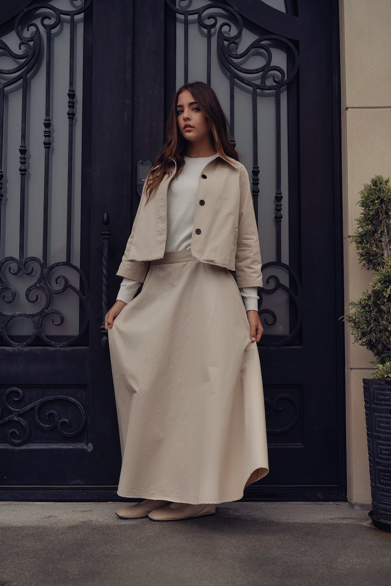 Jacket Skirt - Beige