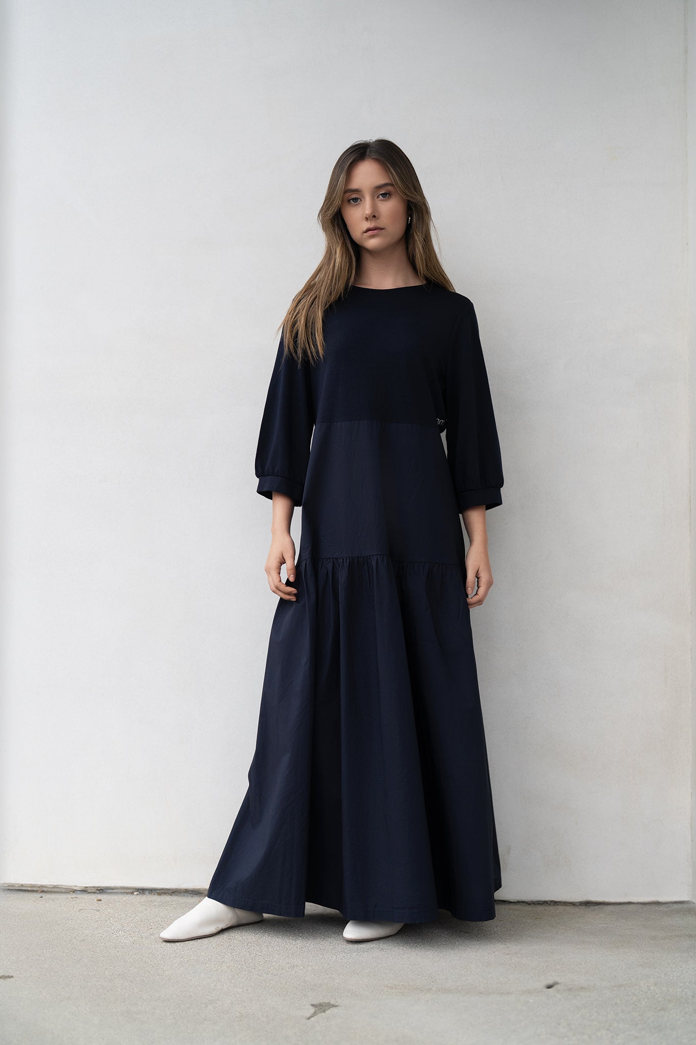 Waisted Maxi Dress