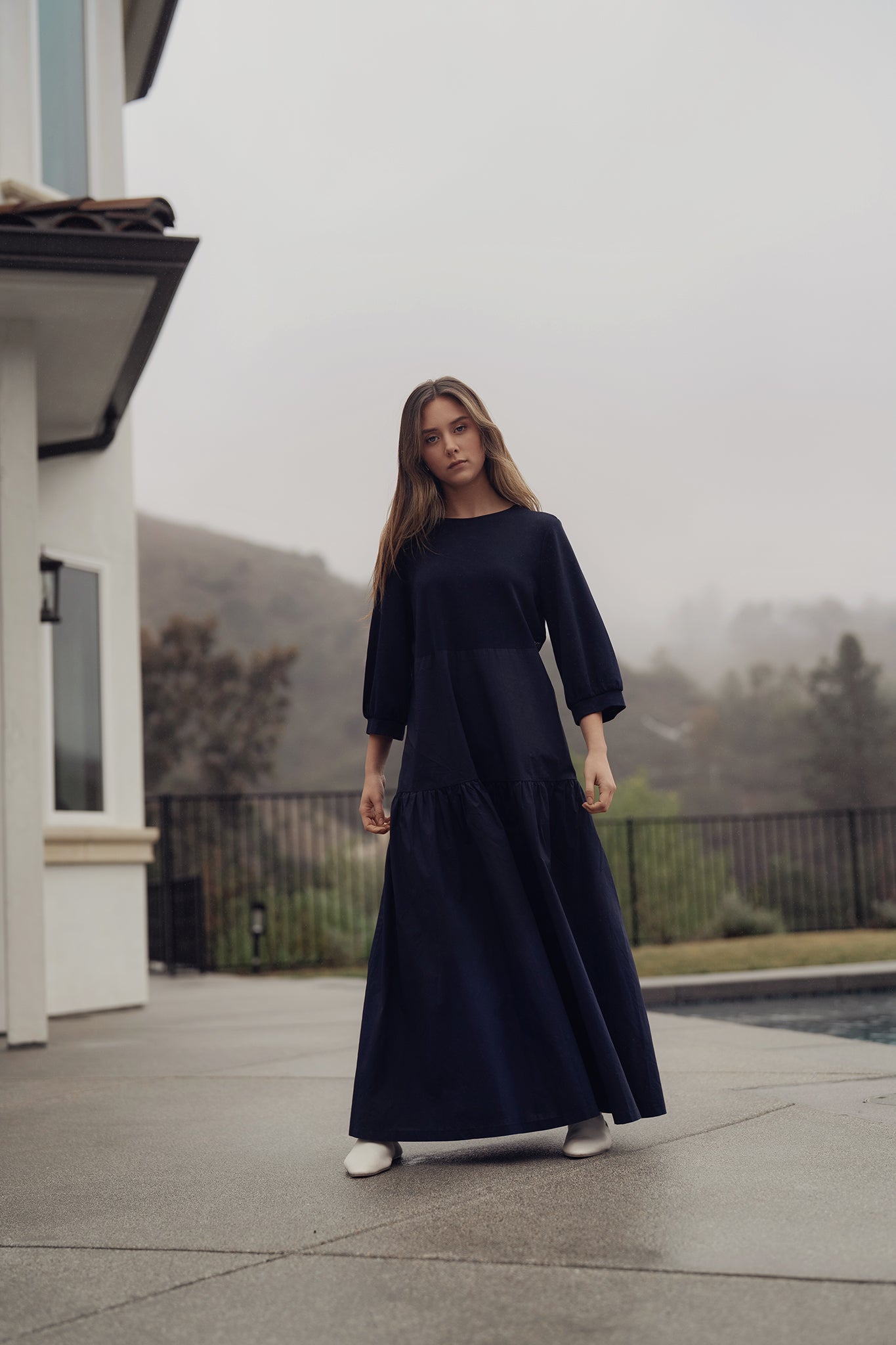 Waisted Maxi Dress
