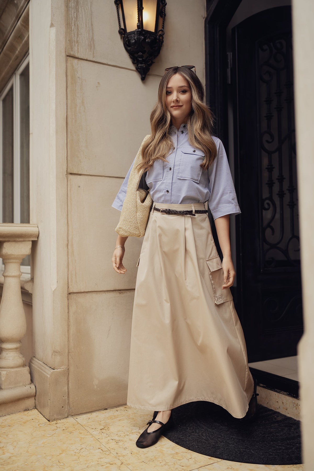 Cargo Pocket Skirt - Beige - shopndotm - Teen Clothing