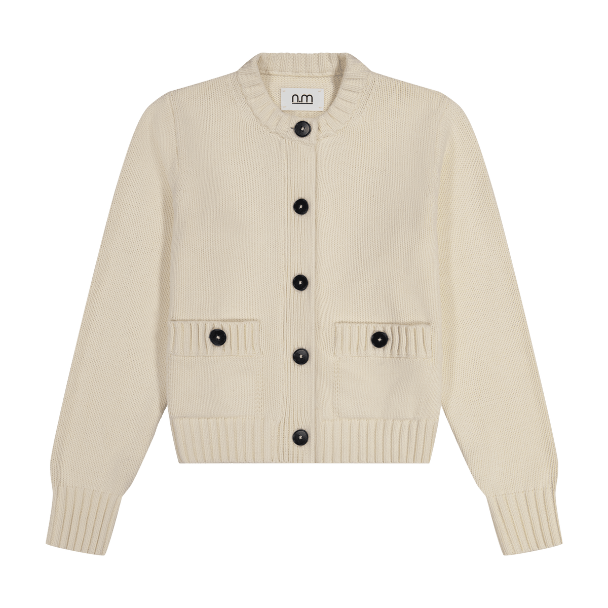 Chunky Cardigan - Ivory - shopndotm - Young Adult/Women Clothing
