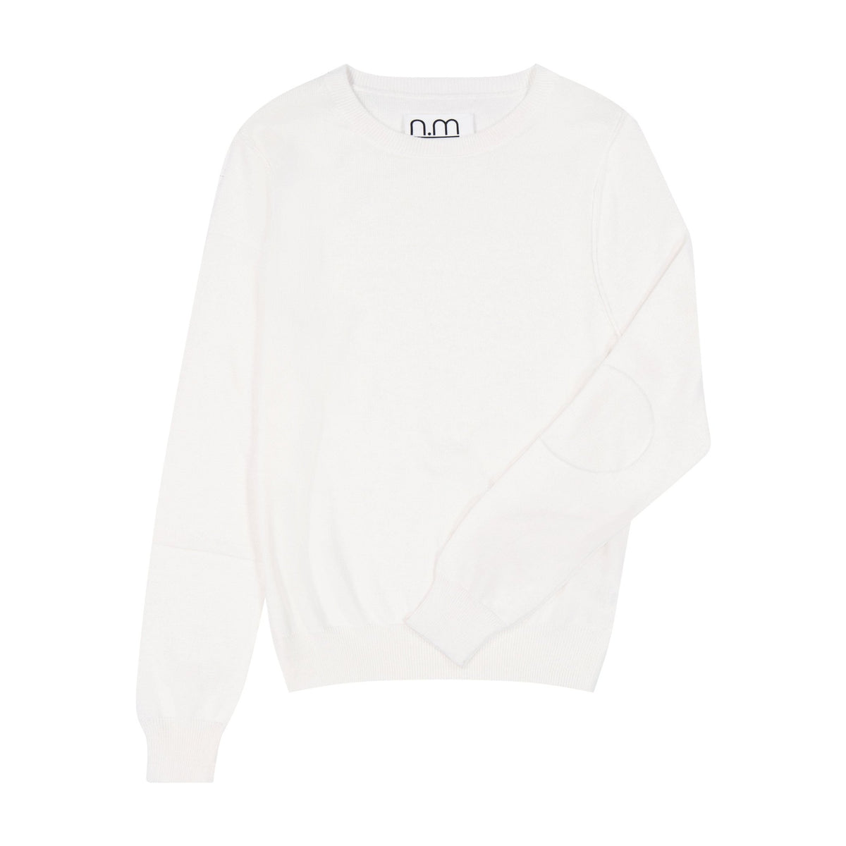 Crewneck Sweater - White - shopndotm - Teen Clothing