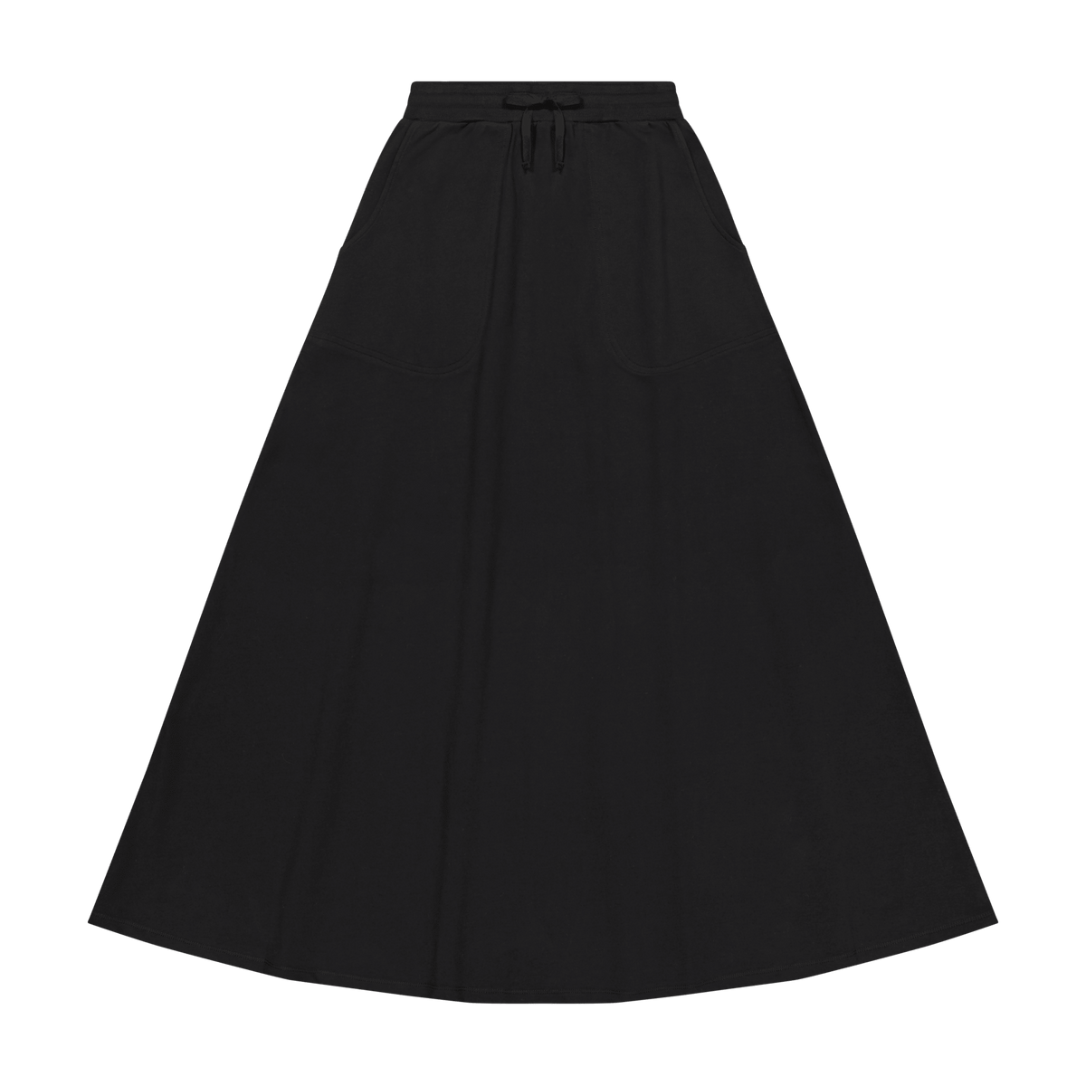 Drawstring Maxi Skirt - shopndotm - Young Adult/Women Clothing