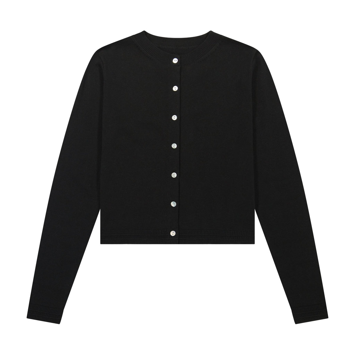 Fine Knit Cardigan - Black - shopndotm - Young Adult/Women Clothing