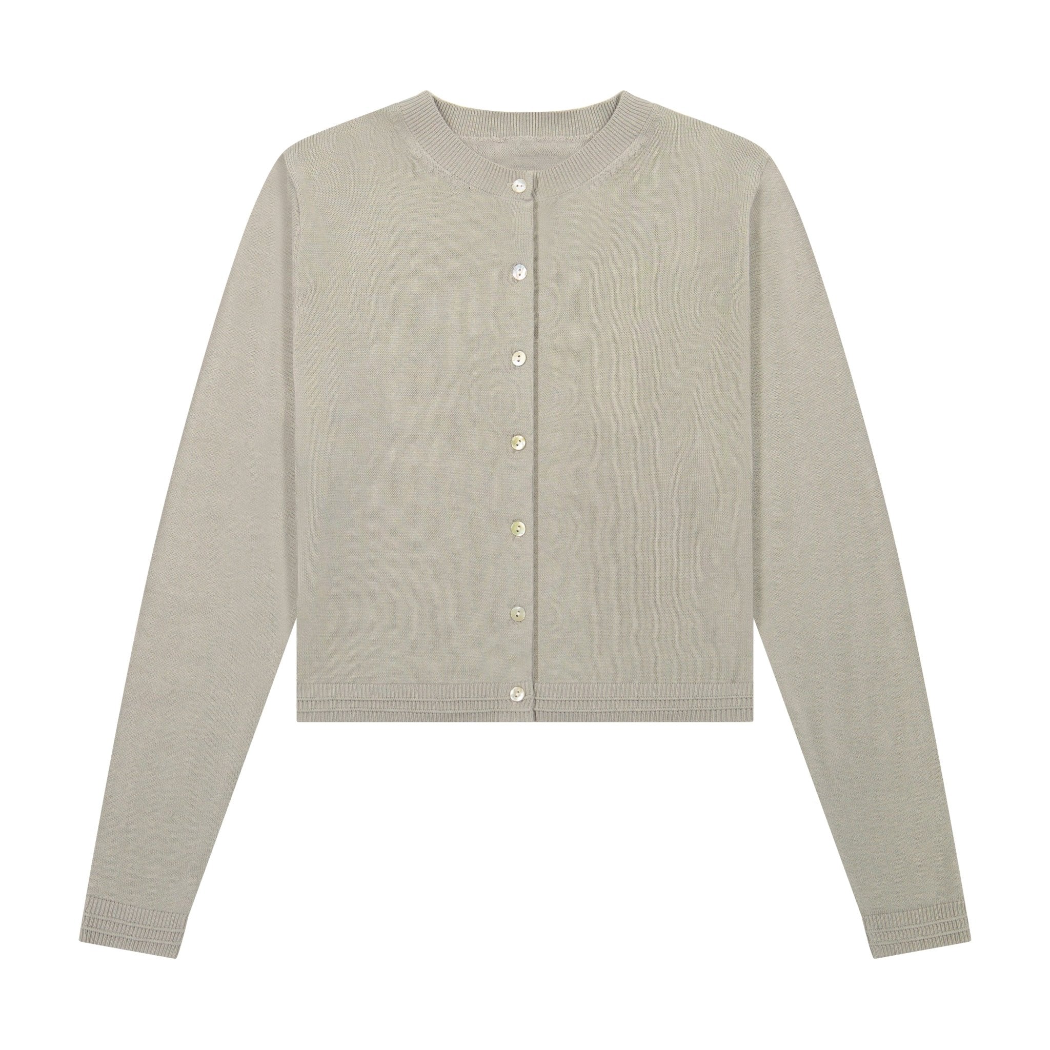 Fine Knit Cardigan Grey - shopndotm - Teen Clothing