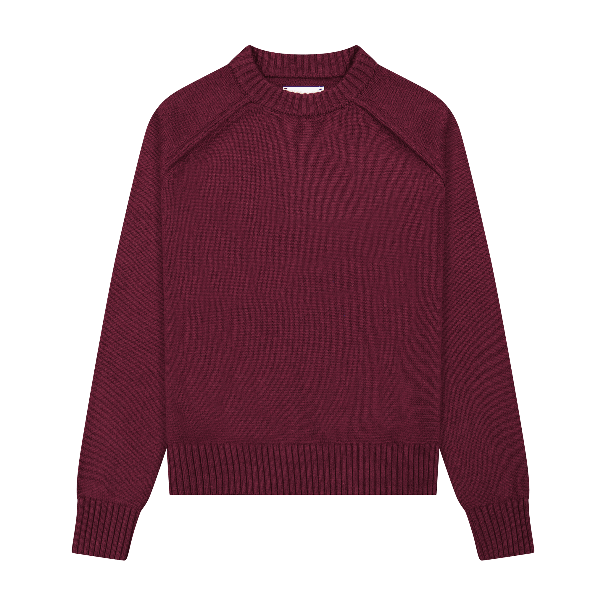 Fine Wool Sweater - Burgundy - shopndotm - Teen Clothing