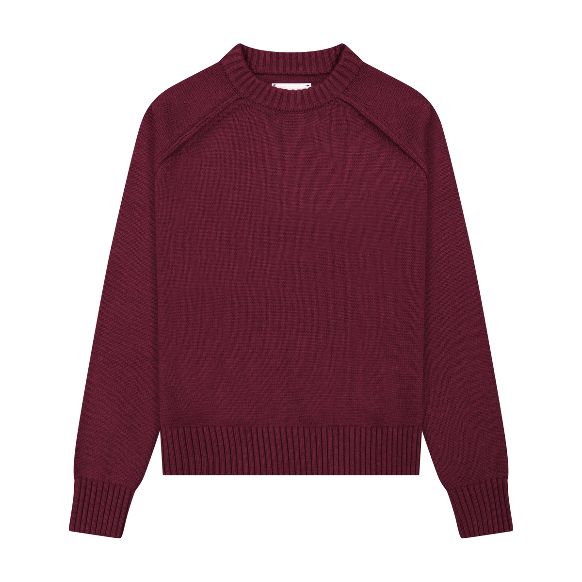 Fine Wool Sweater - Burgundy - shopndotm - Young Adult/Women Clothing